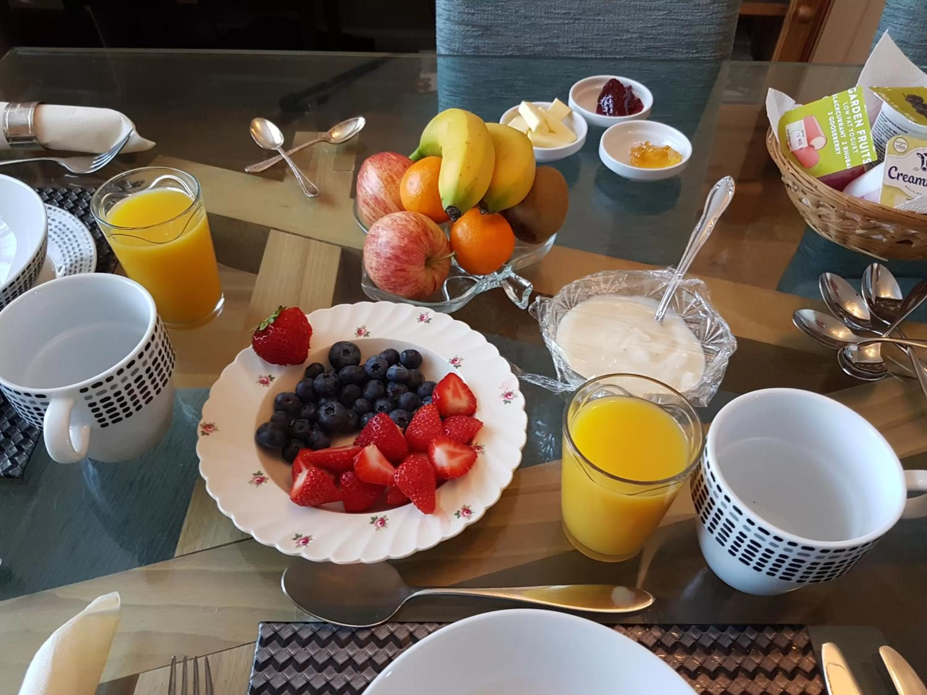 Food close-up in Chimneys B&B