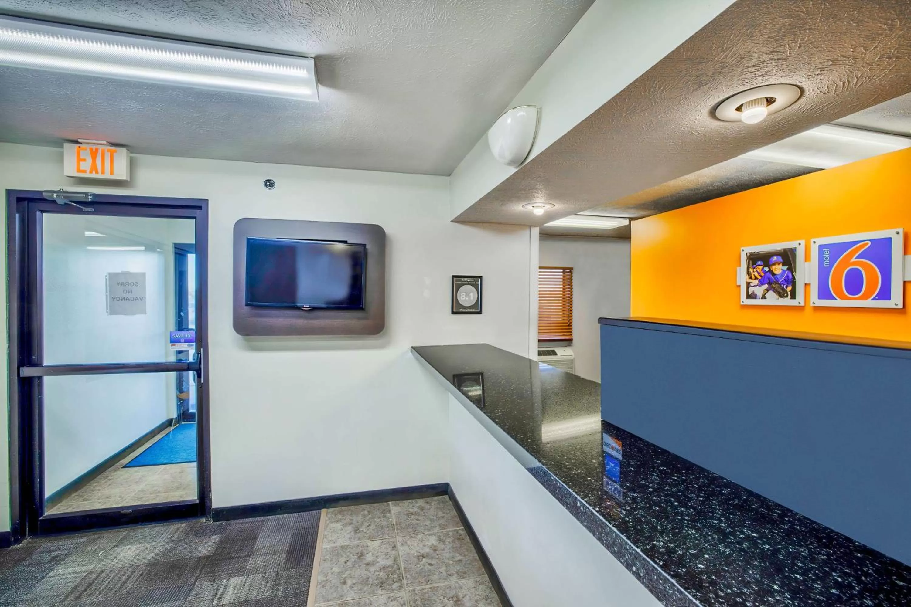 Lobby or reception in Motel 6-Percival, IA