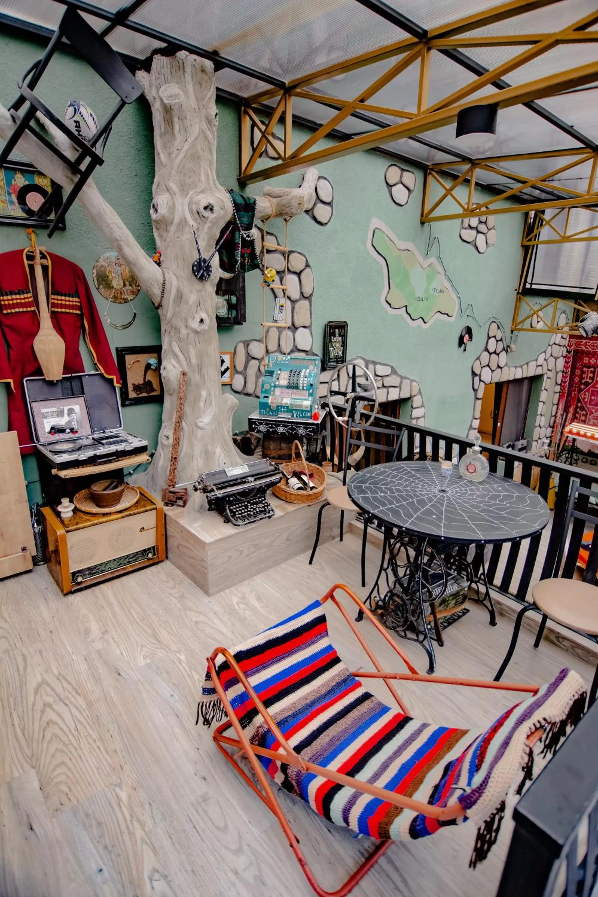 Kitchen or kitchenette in Qilimcha's Guesthouse