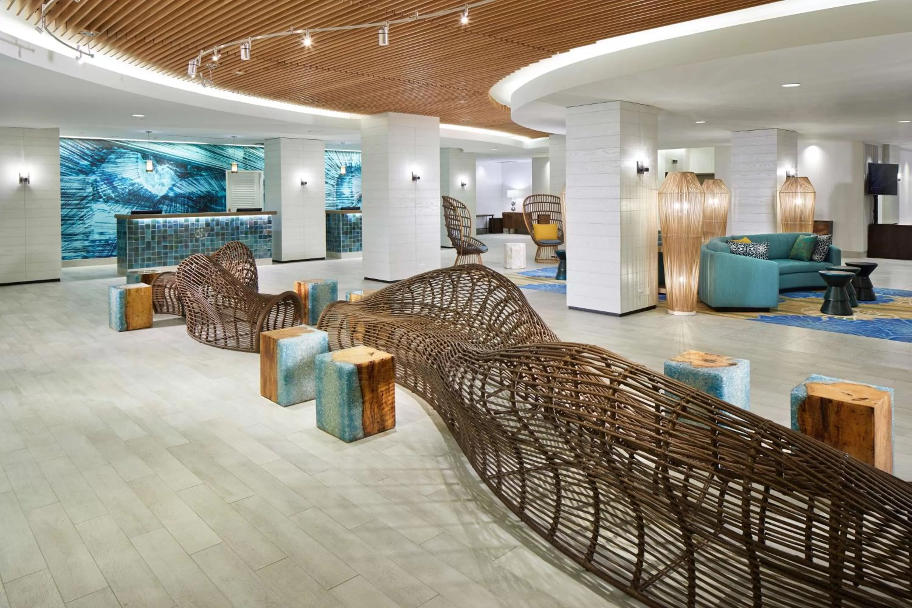Lobby or reception in OUTRIGGER Waikiki Beachcomber Hotel