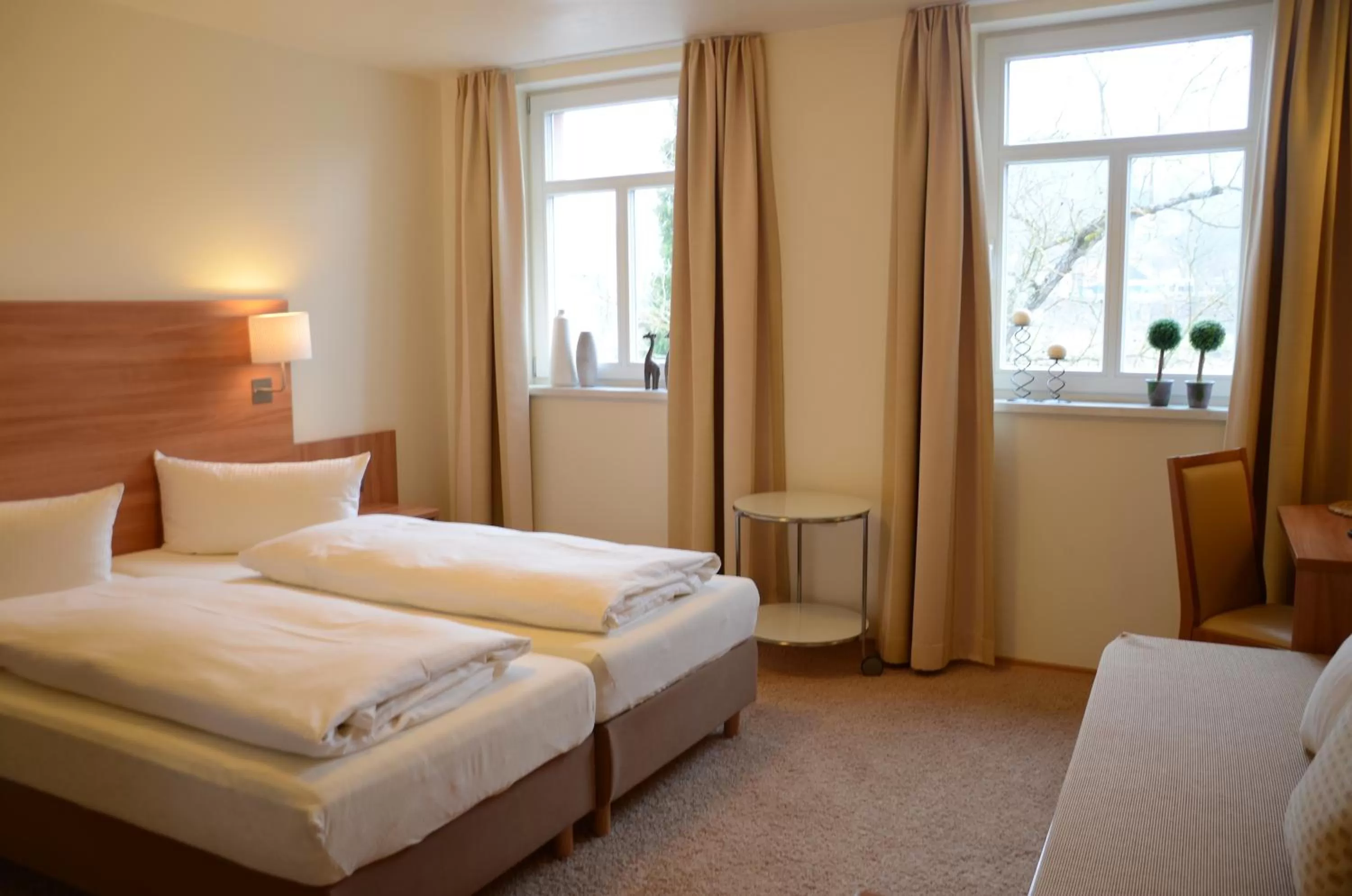 Bed in Hotel Mainblick Garni