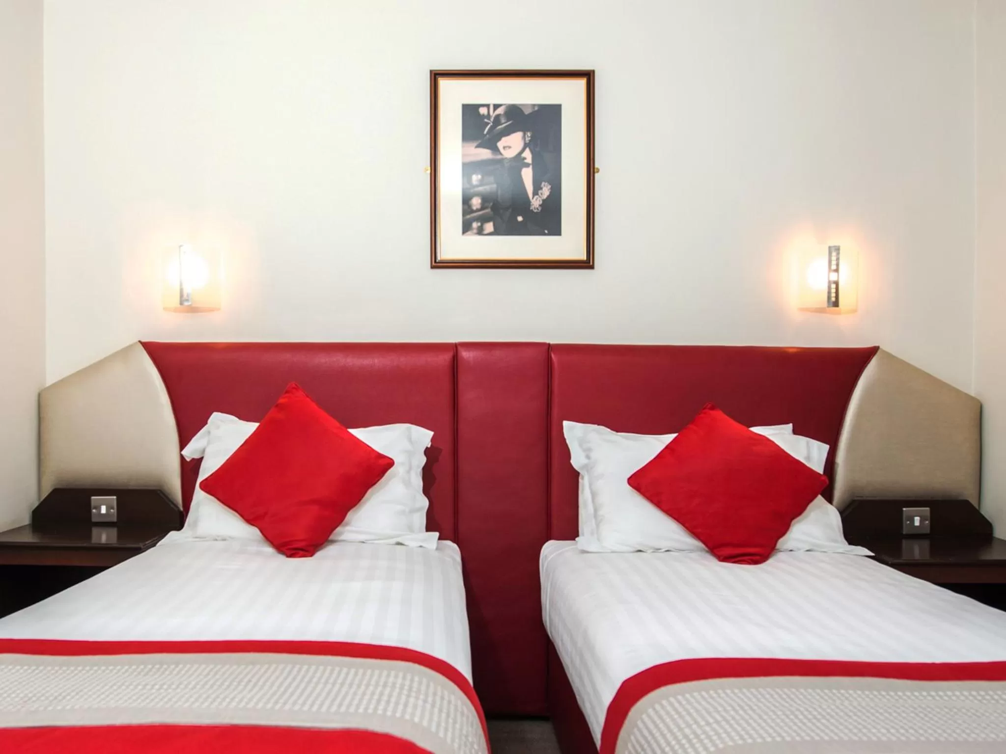 Bed in Peartree Lodge Waterside