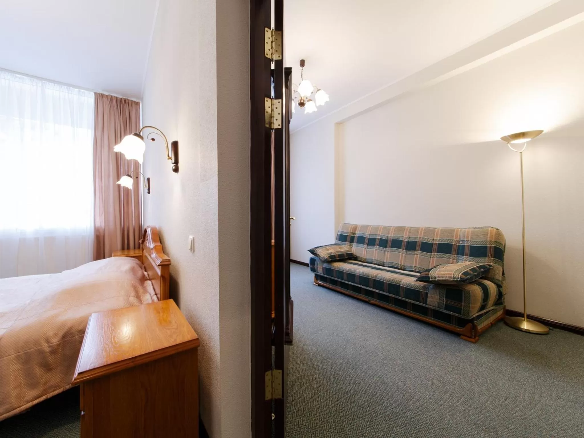 Living room, Bed in Daina Jurmala Beach Hotel