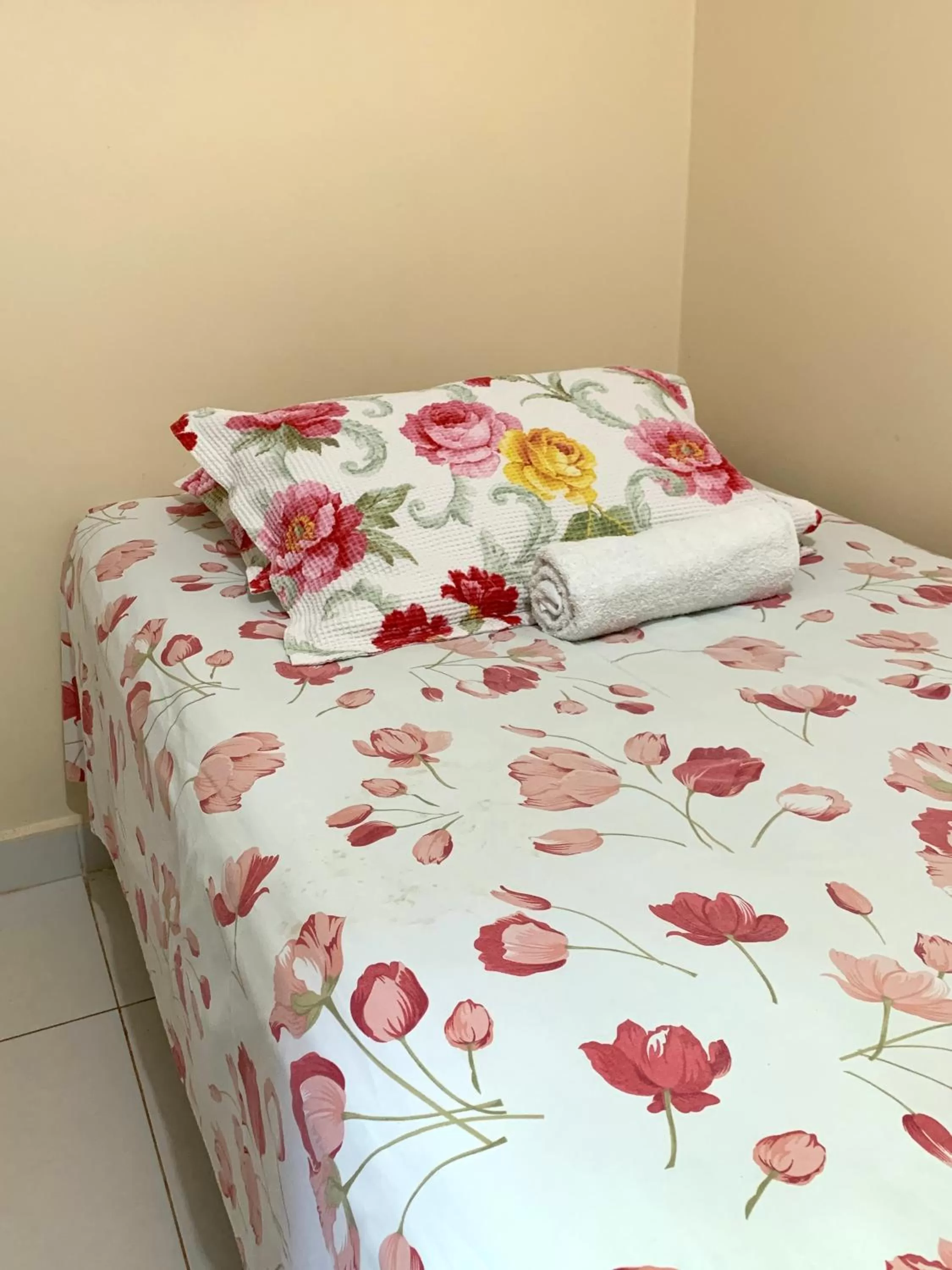 Bed in Pousada Jardim Brasília