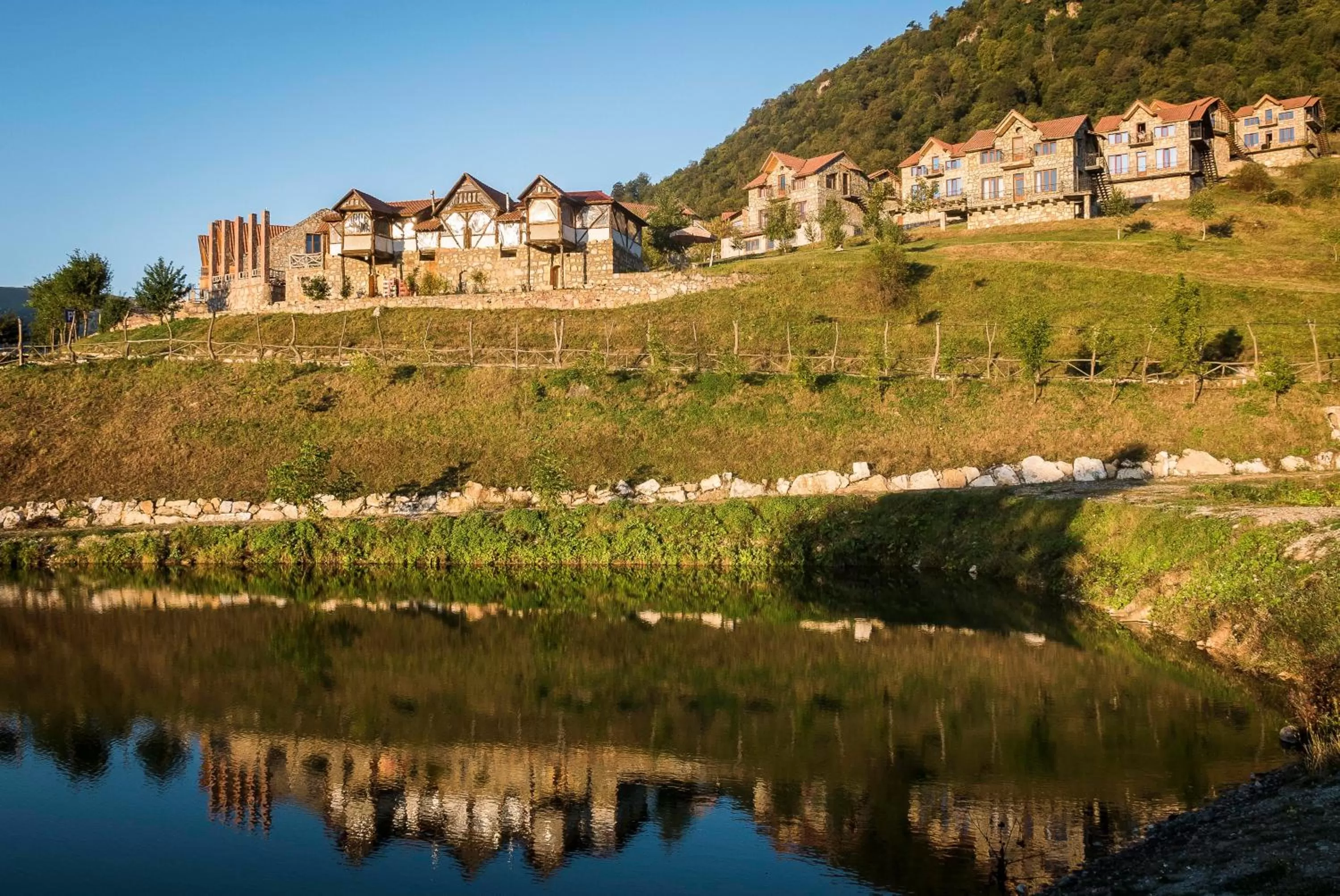 Lake view in Apaga Resort