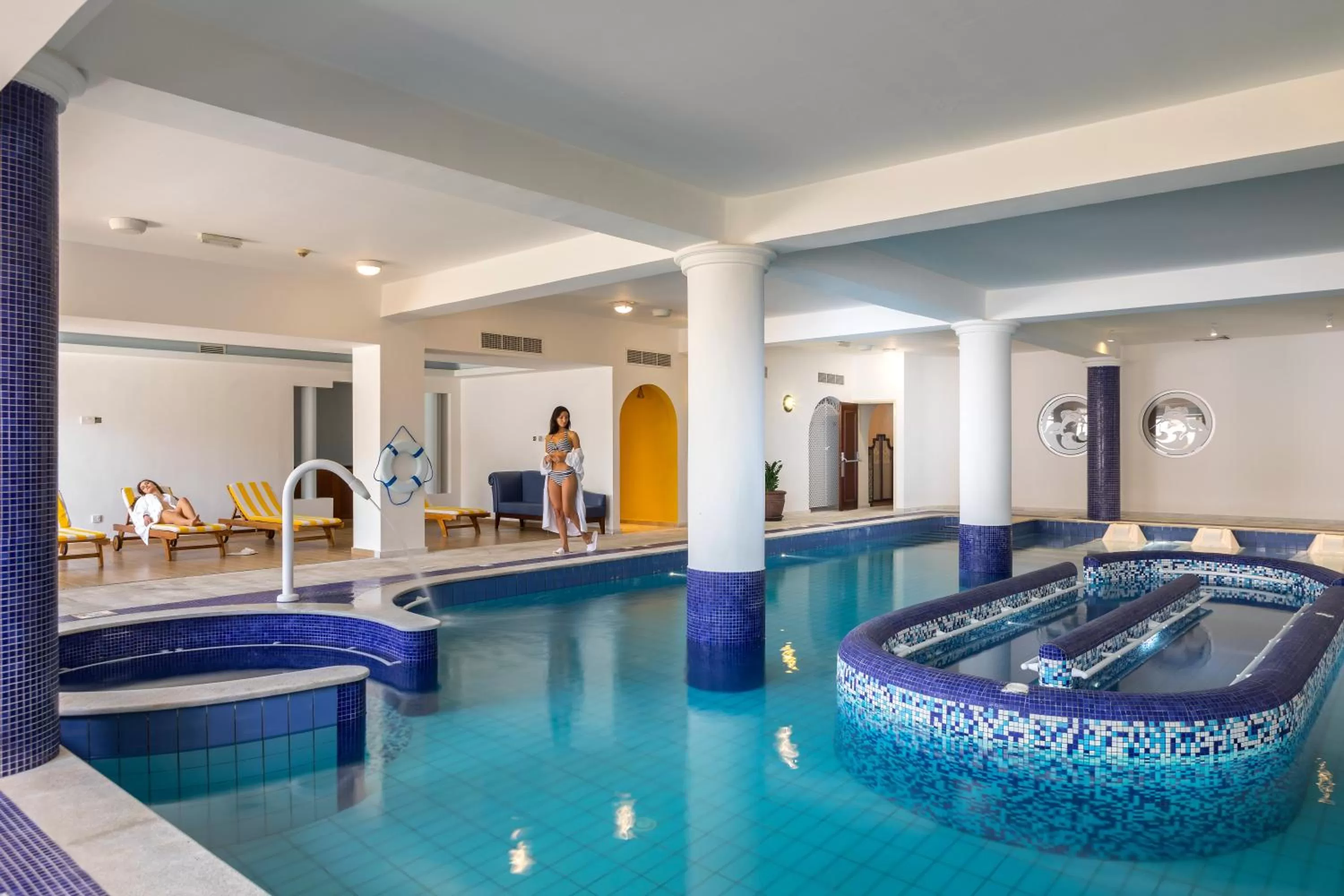 Swimming pool in Aquamare Beach Hotel & Spa