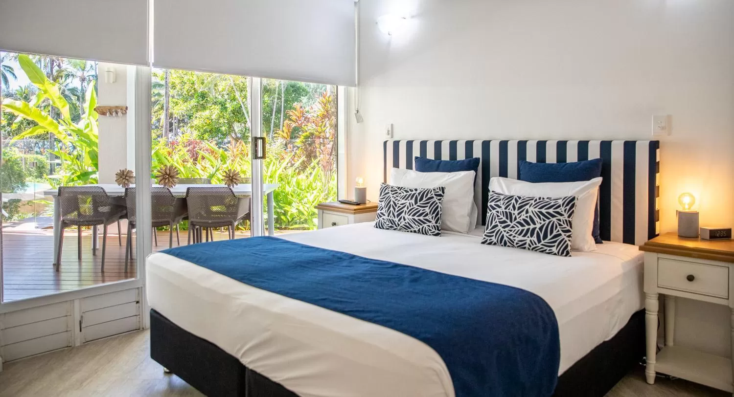Bedroom, Bed in Beaches Holiday Apartments - Official Onsite Reception & Check In