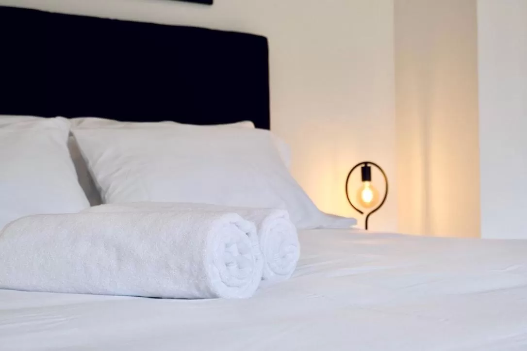 Bed in Kubik apartments in Exclusive Virrey