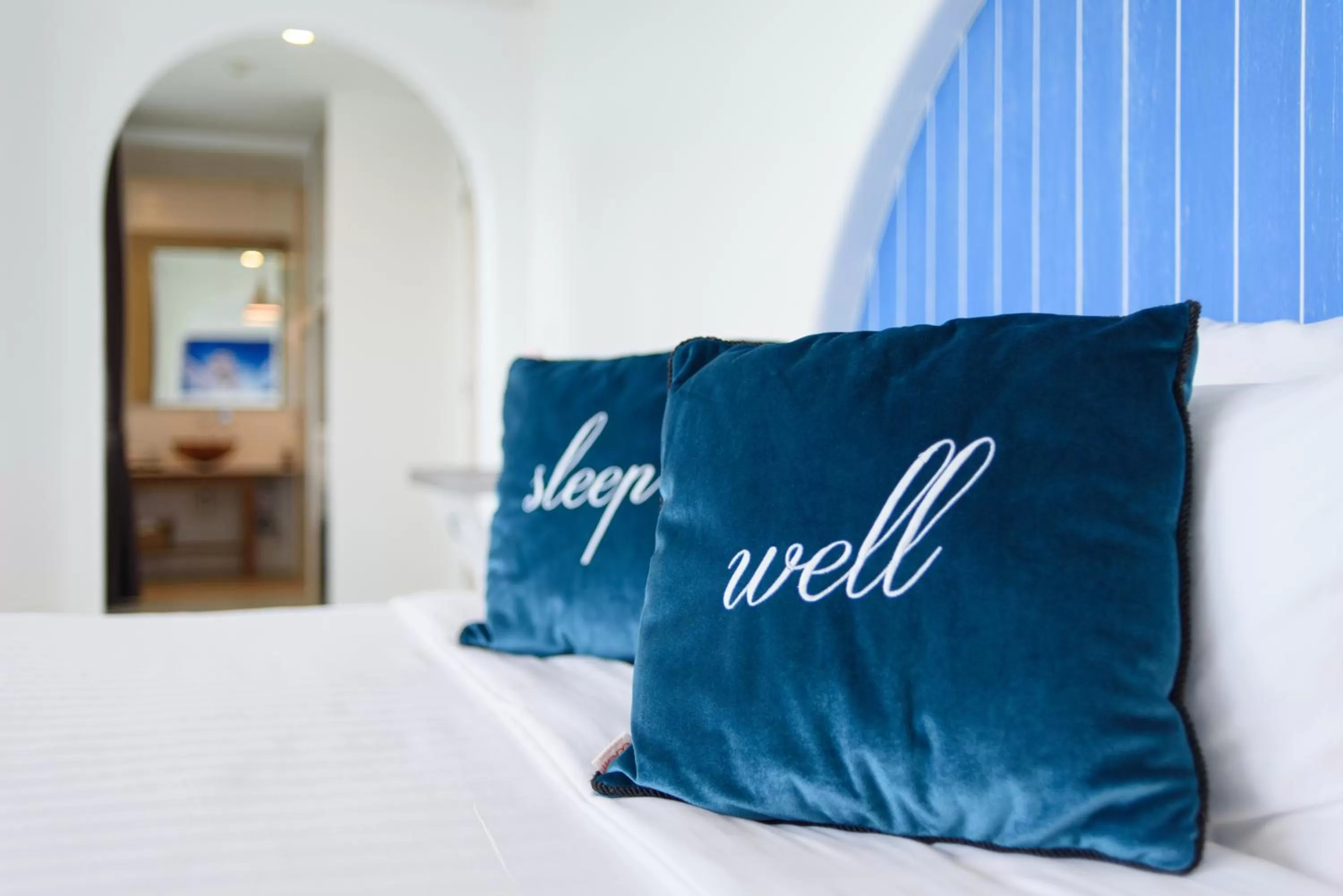 Decorative detail, Bed in Costa Village Bangsaray