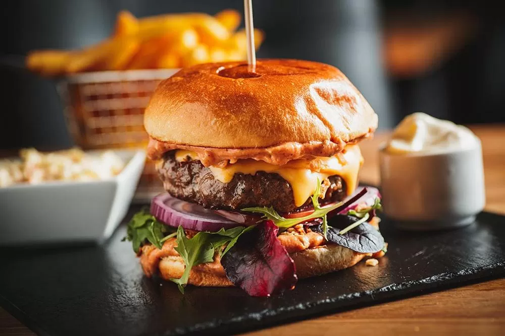 Food close-up in Spoton Hotel