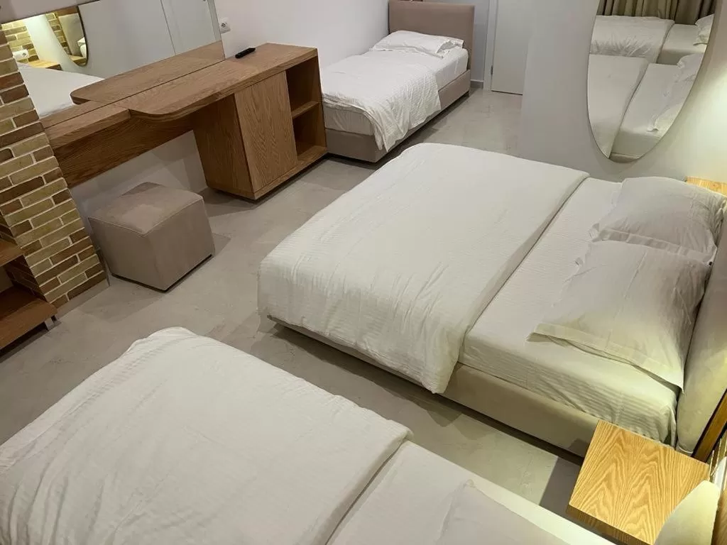 Bed in Hotel Piccolino