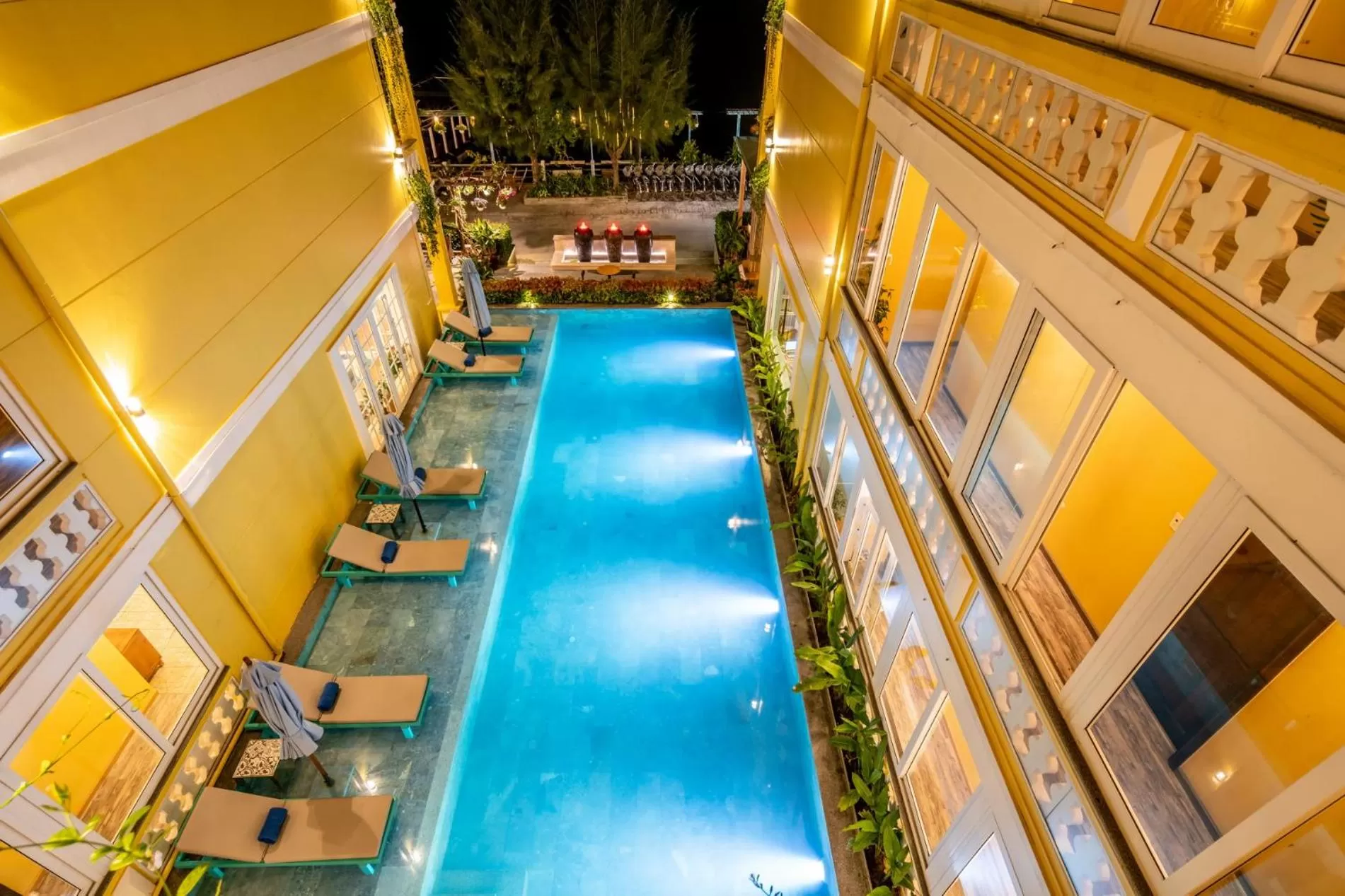 Swimming pool, Pool View in TRIPLE Riverside Villa Hotel HoiAn