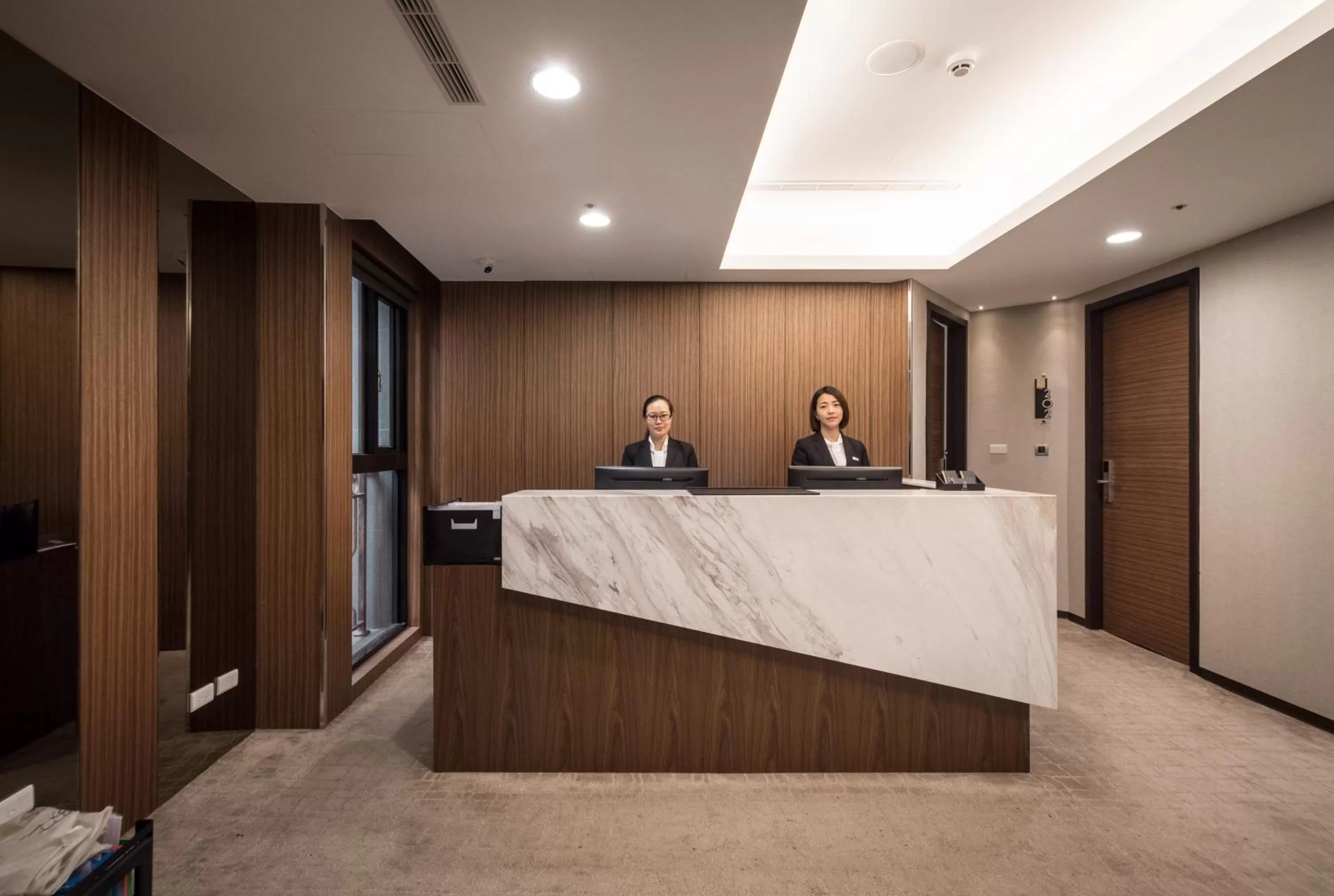 Lobby or reception in Yi Su Hotel-Taipei Ningxia