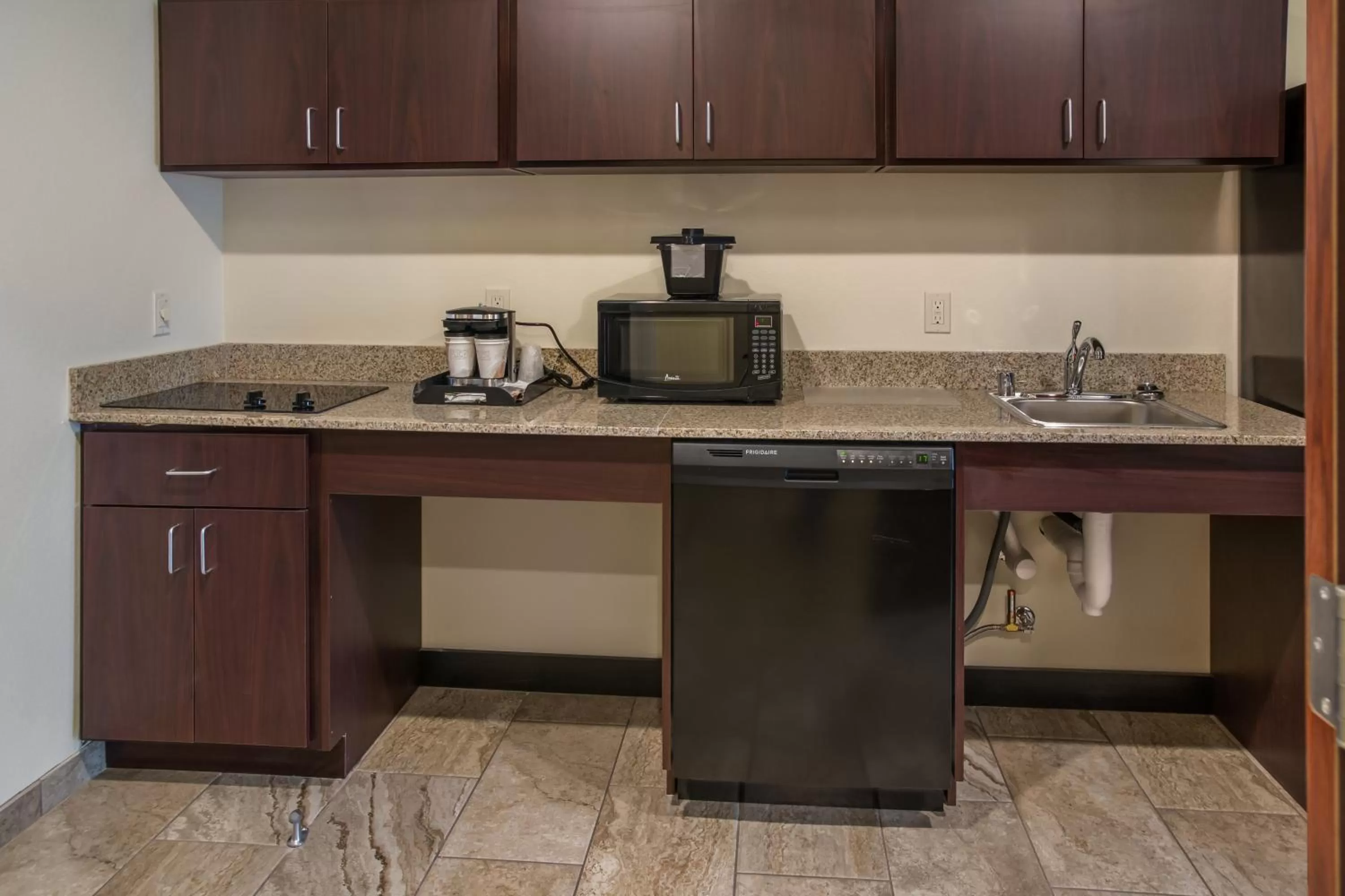 Kitchen or kitchenette in Cobblestone Inn & Suites - Menomonie/UW-Stout