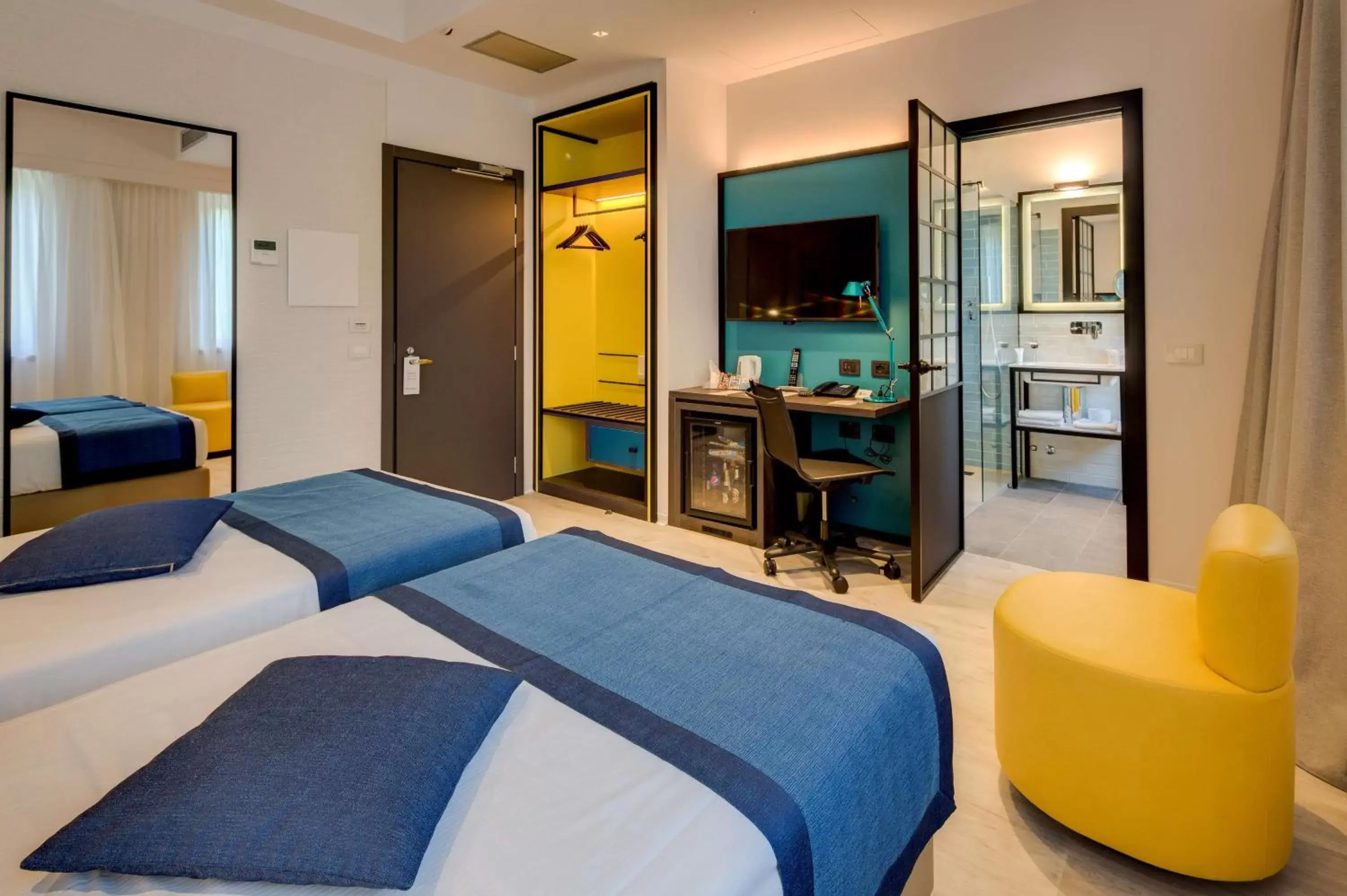 Deluxe Twin Room in Best Western Hotel Cristallo Deluxe Twin Room in Best Western Hotel Cristallo