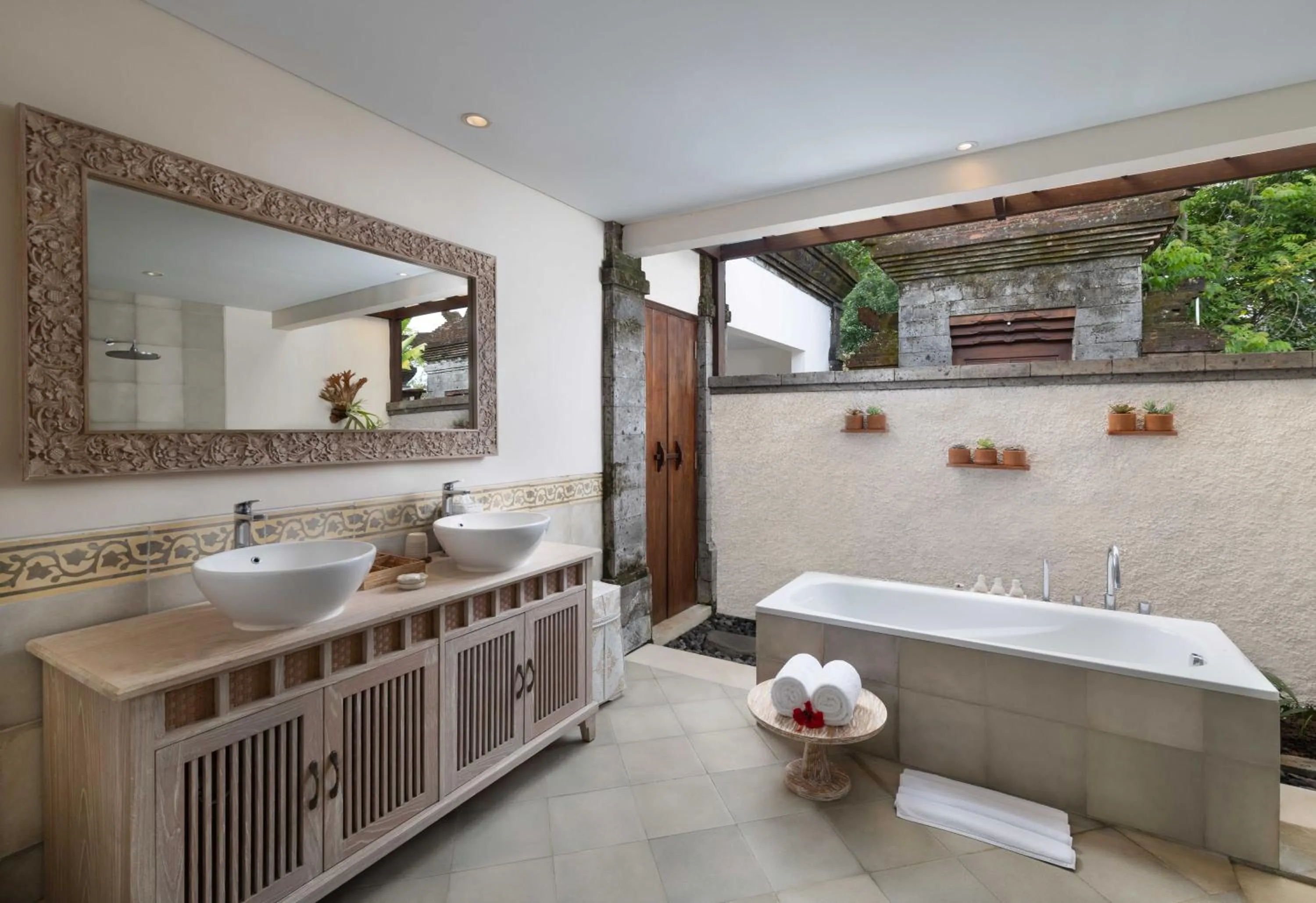 Hot Tub in Visesa Ubud Resort