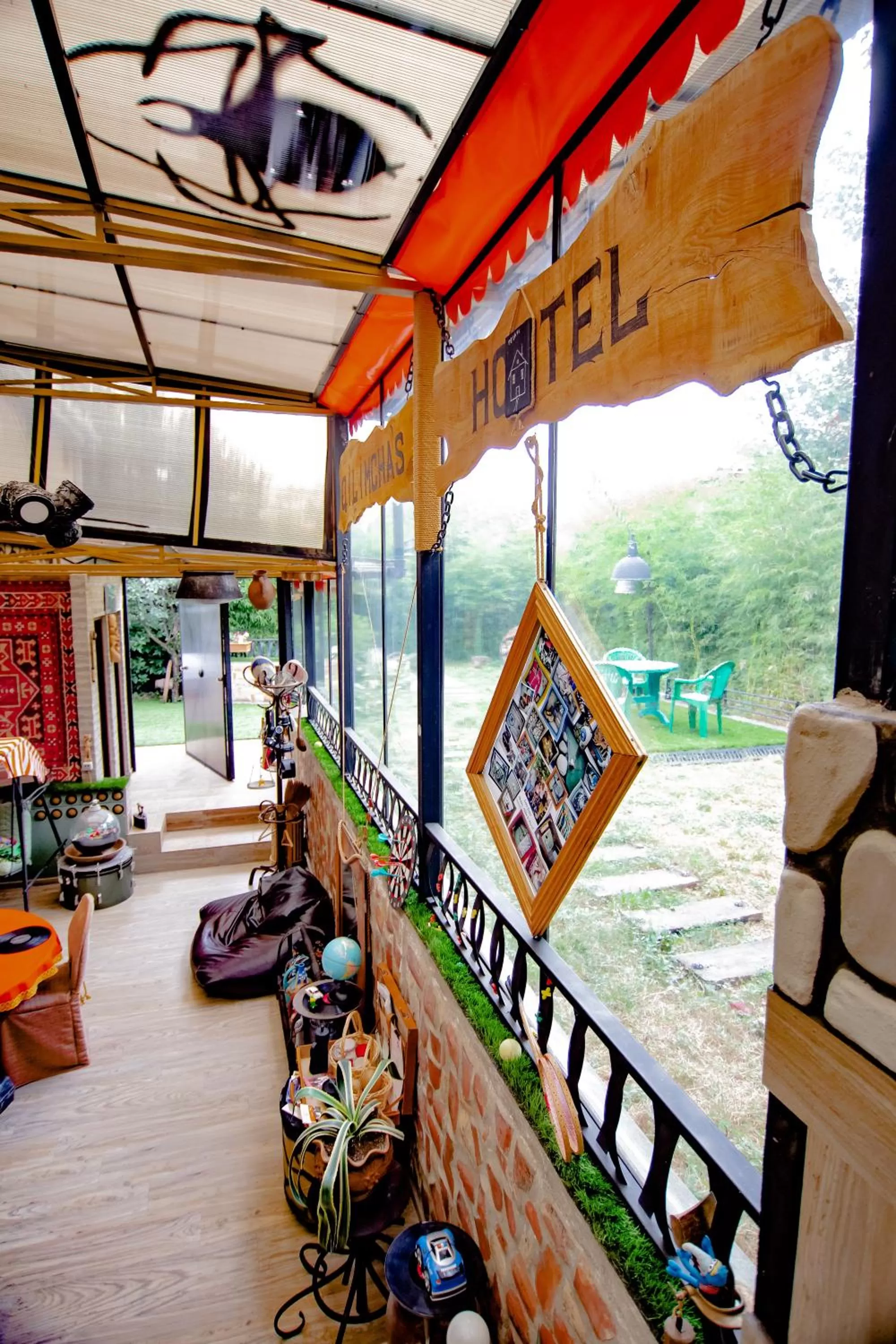 Communal lounge/ TV room in Qilimcha's Guesthouse