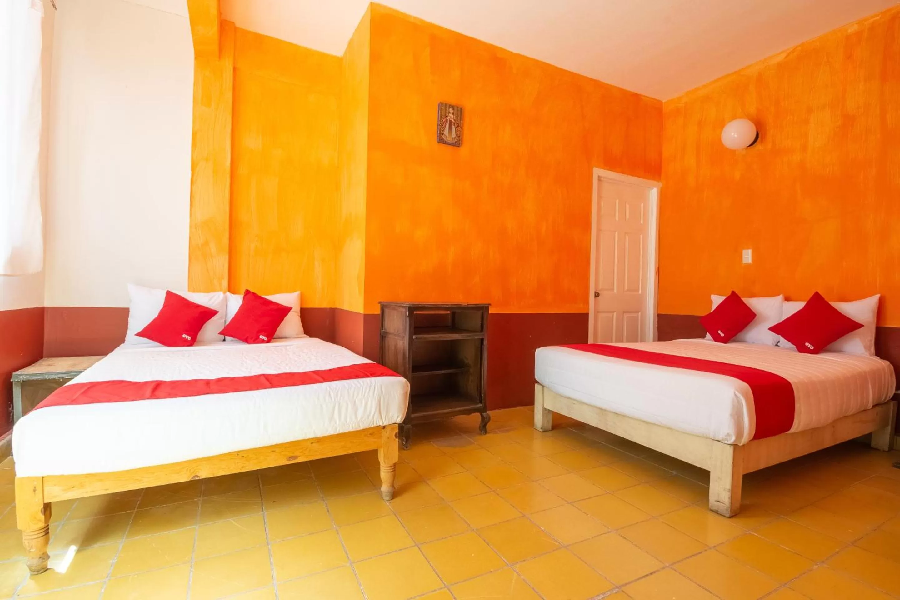 Bedroom in OYO Hotel Meson de la Concepcion