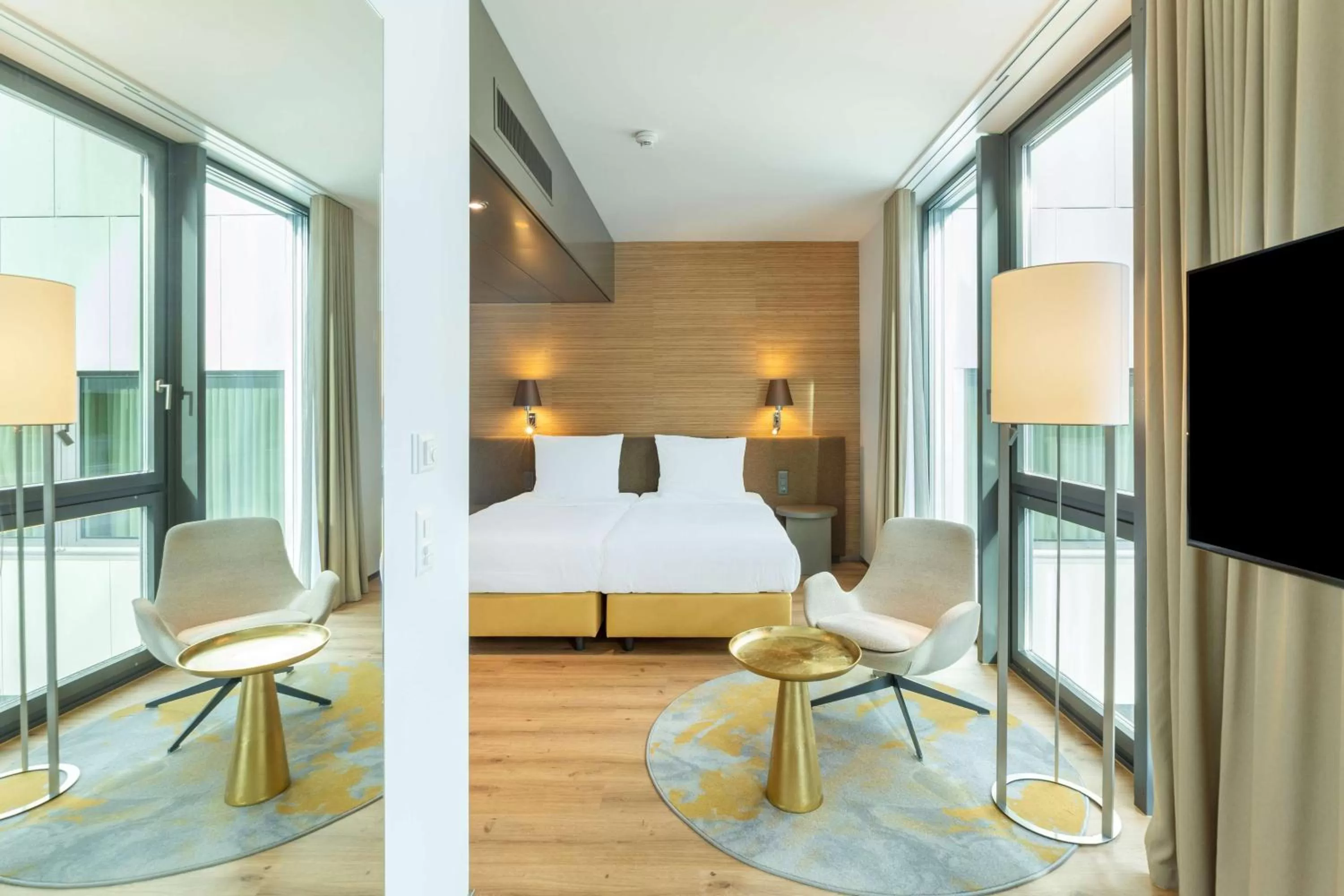 Bedroom, Bed in Radisson Blu Hotel, Lucerne