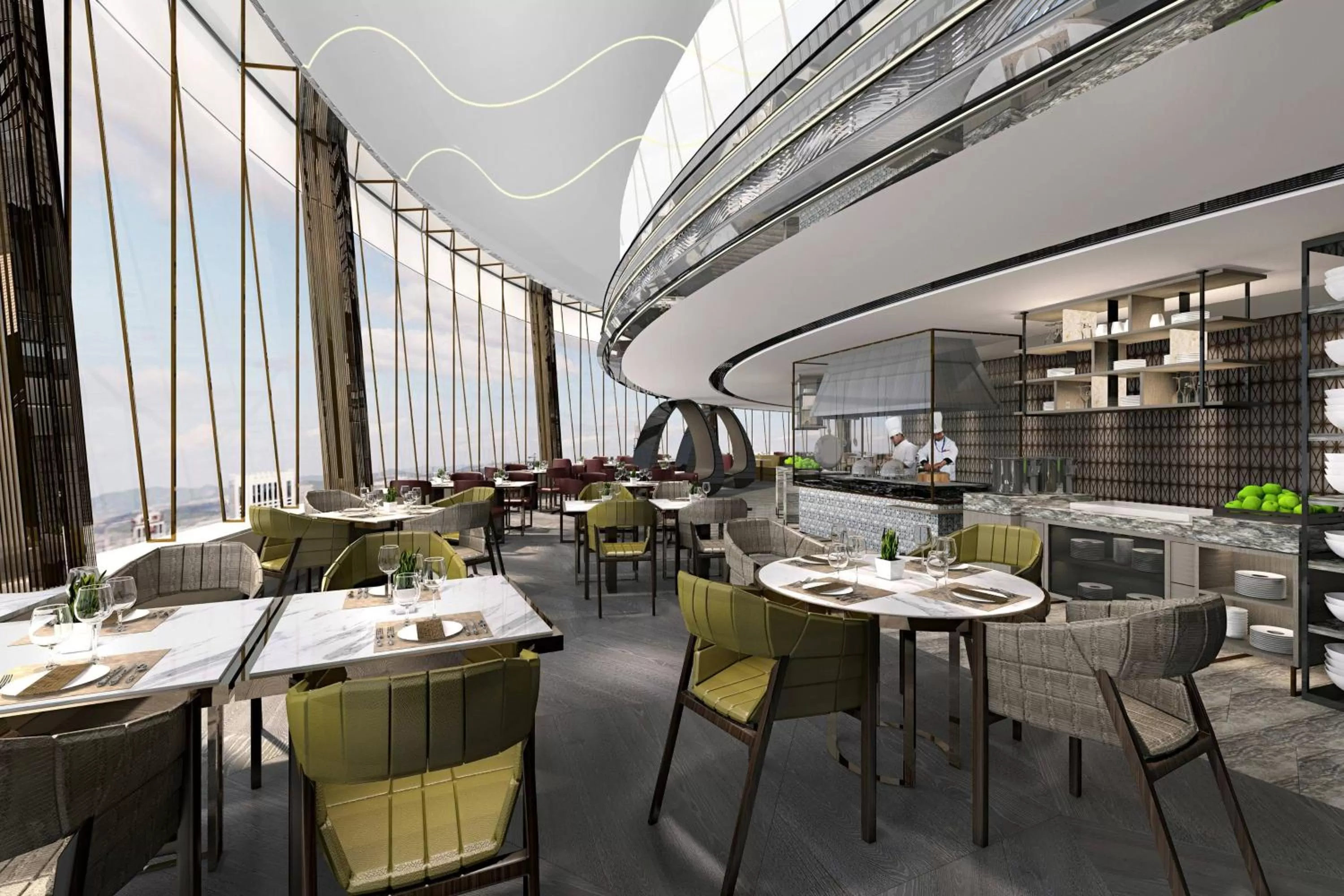 Restaurant/places to eat in Renaissance Shenzhen Luohu Hotel