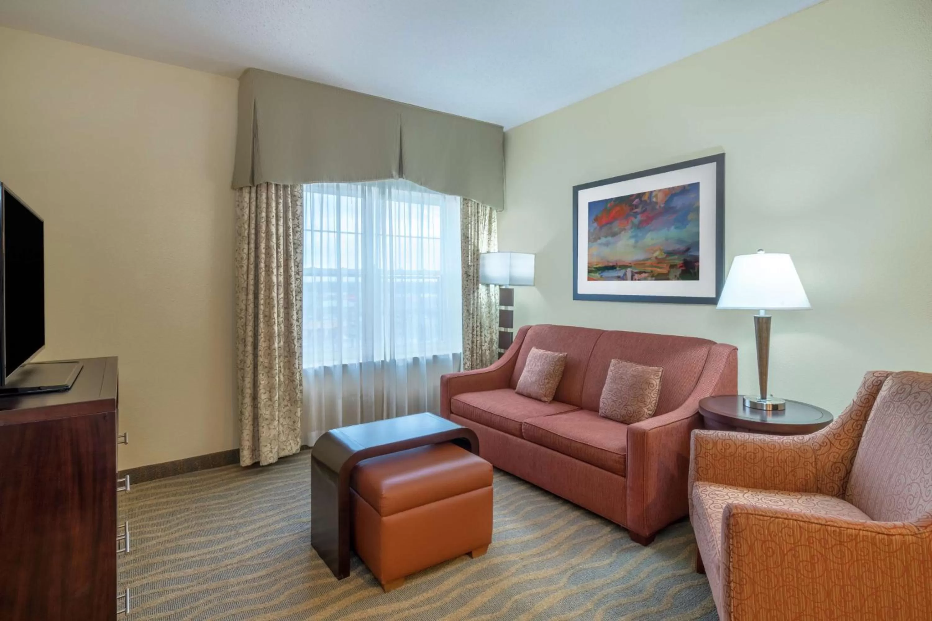 Living room in Homewood Suites by Hilton Philadelphia-Valley Forge
