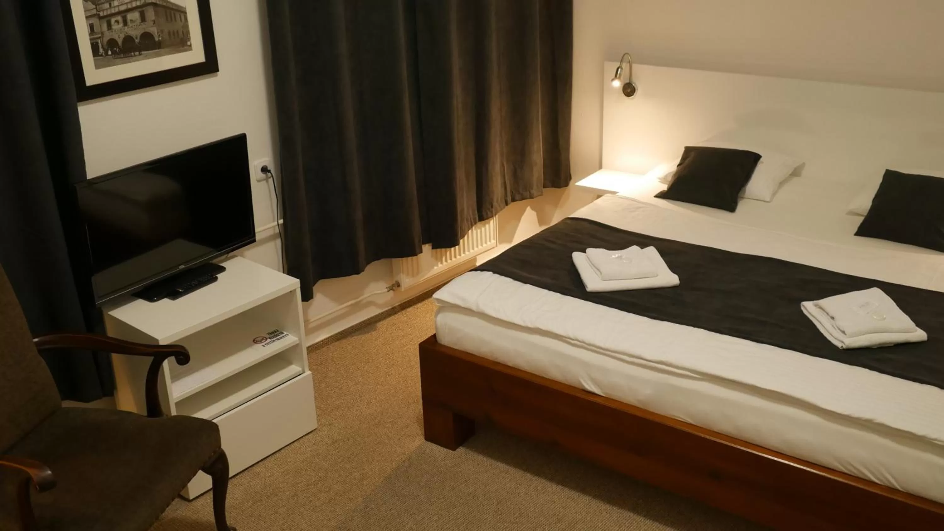 Bed in Hotel Bílý Koníček