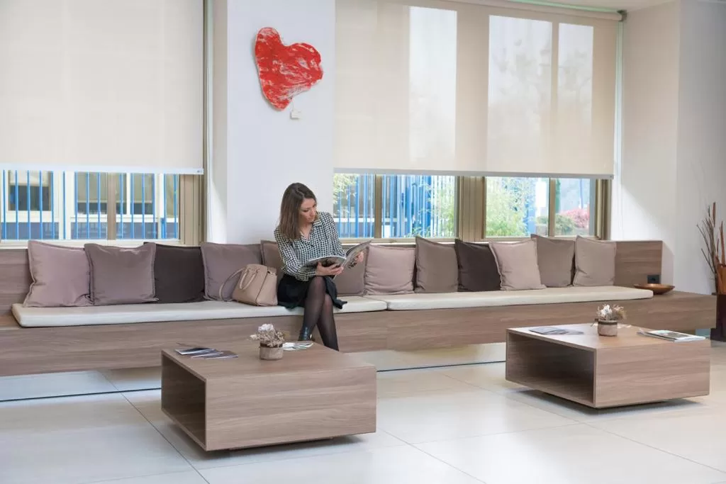 Lobby or reception in Helios Hotel