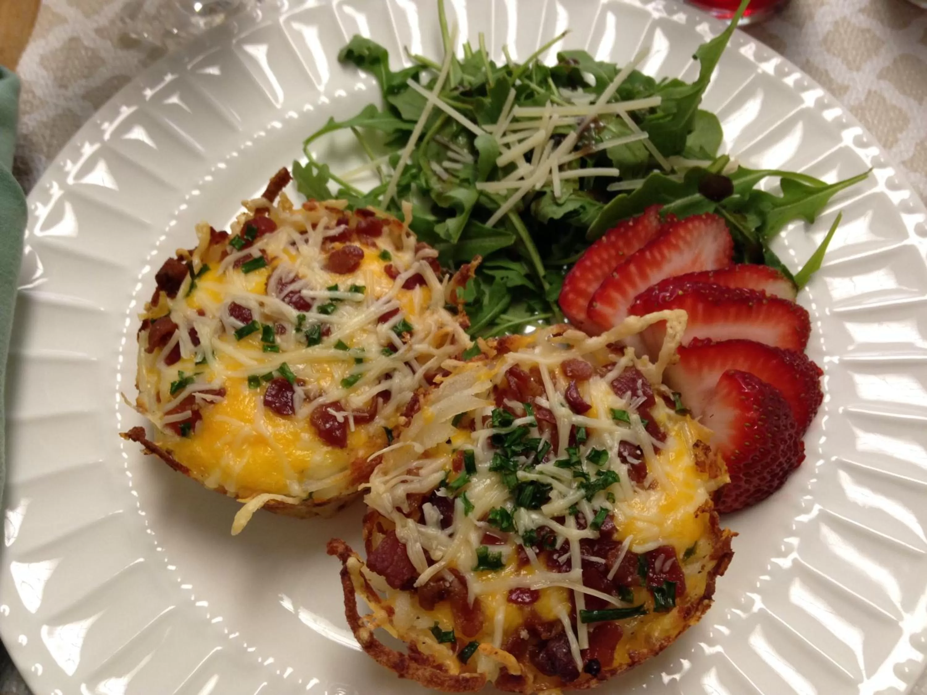 American breakfast in The Foxglove Inn