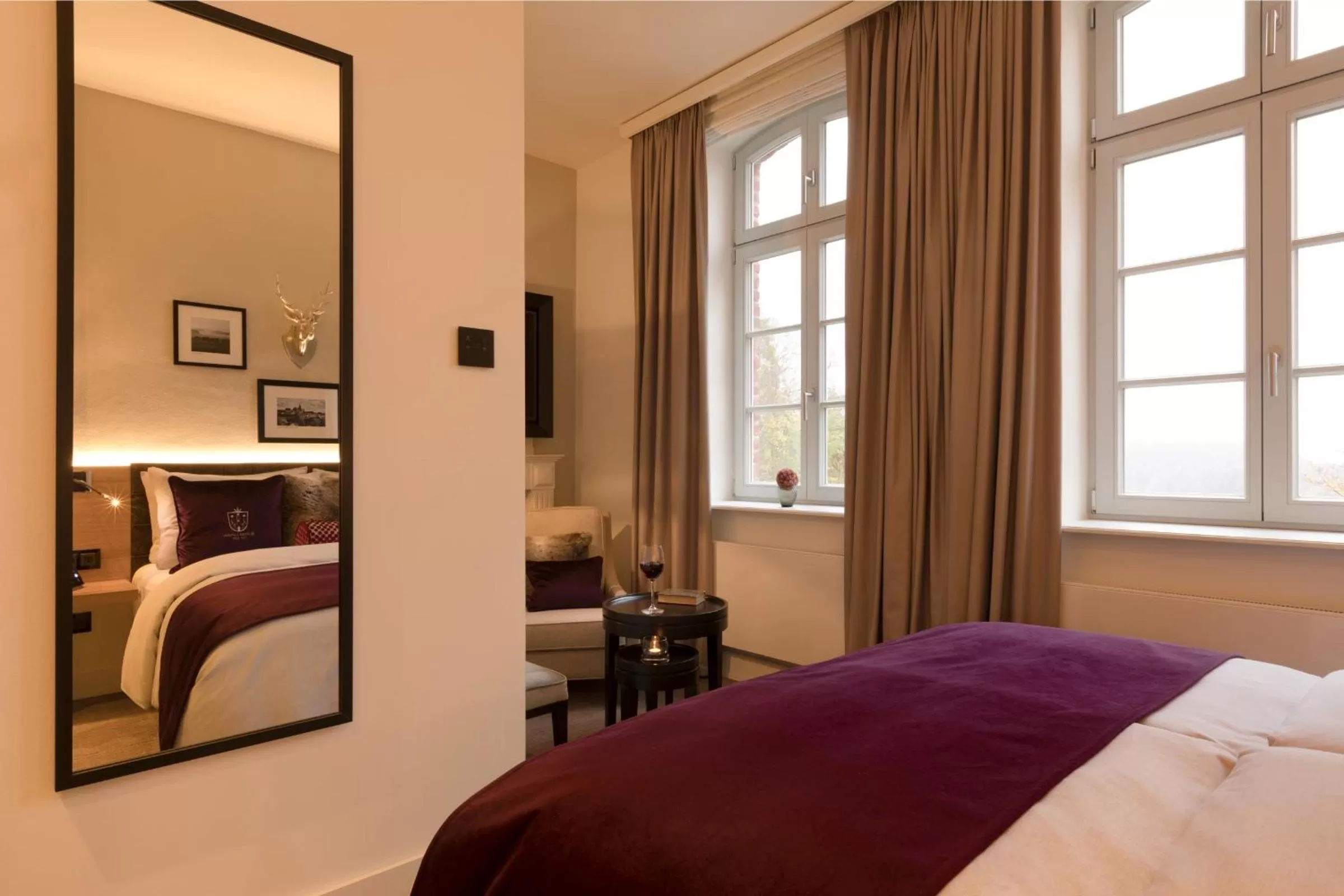 Photo of the whole room, Bed in Hotel Brunnenhaus Schloss Landau