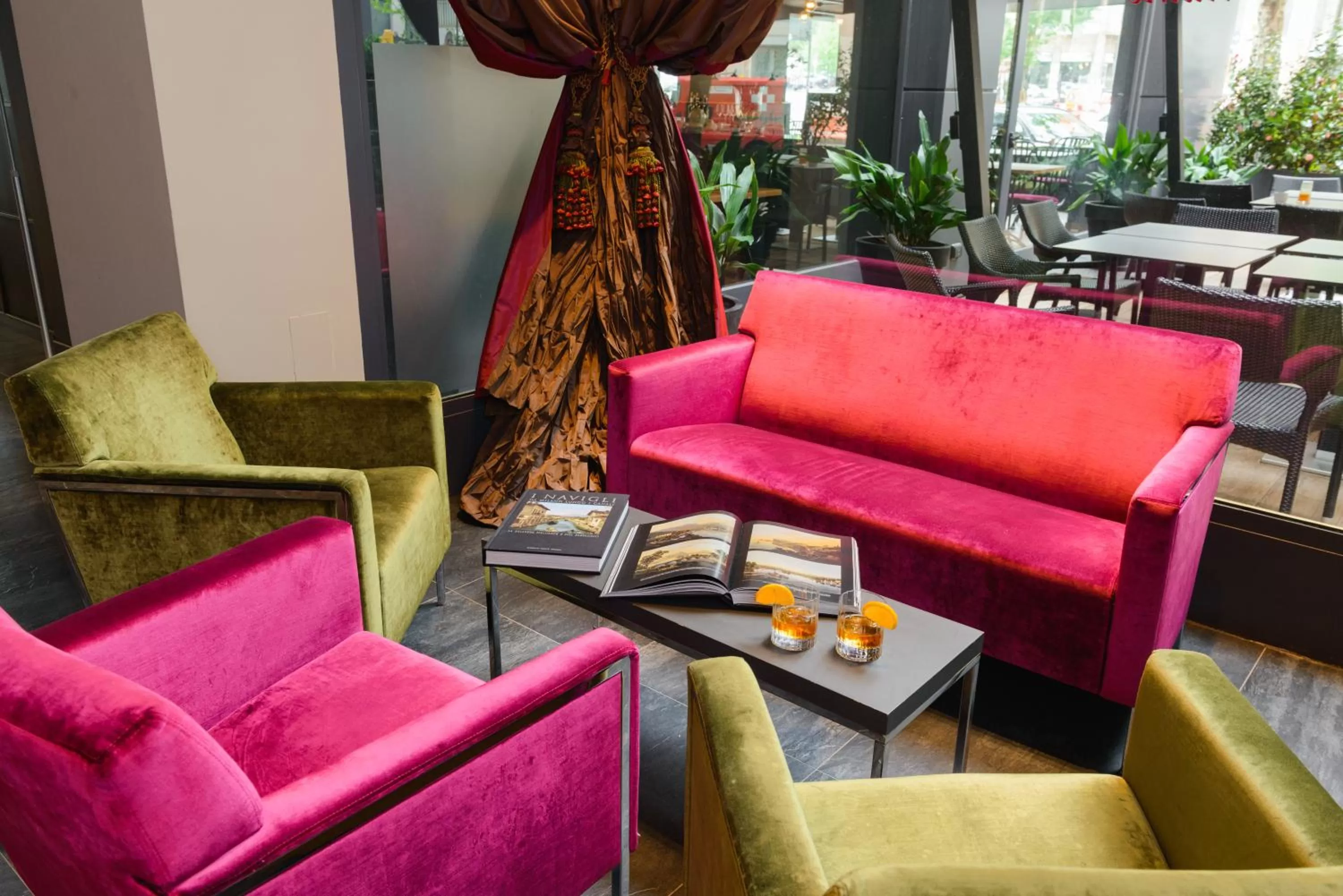 Lobby or reception in Windsor Hotel Milano