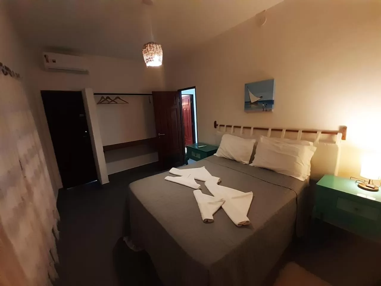 Bedroom, Bed in Pousada Recanto da Praia