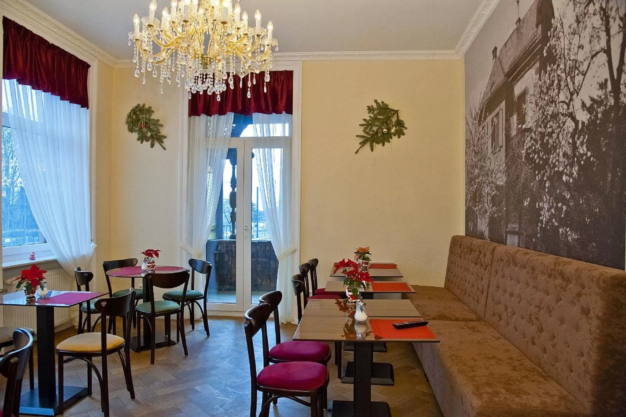 Lounge or bar in Arena Villa am Wasserpark