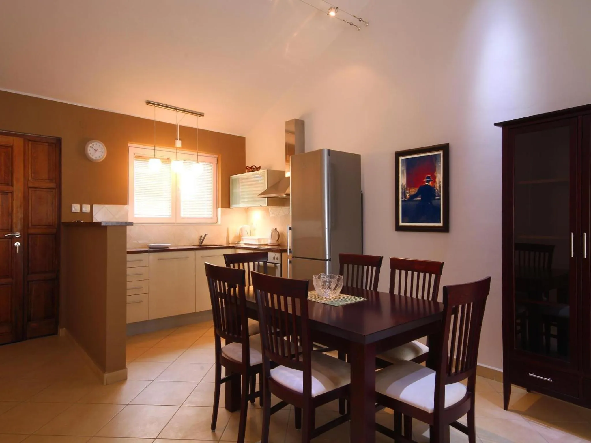 Kitchen or kitchenette in Spa Resort Bečići