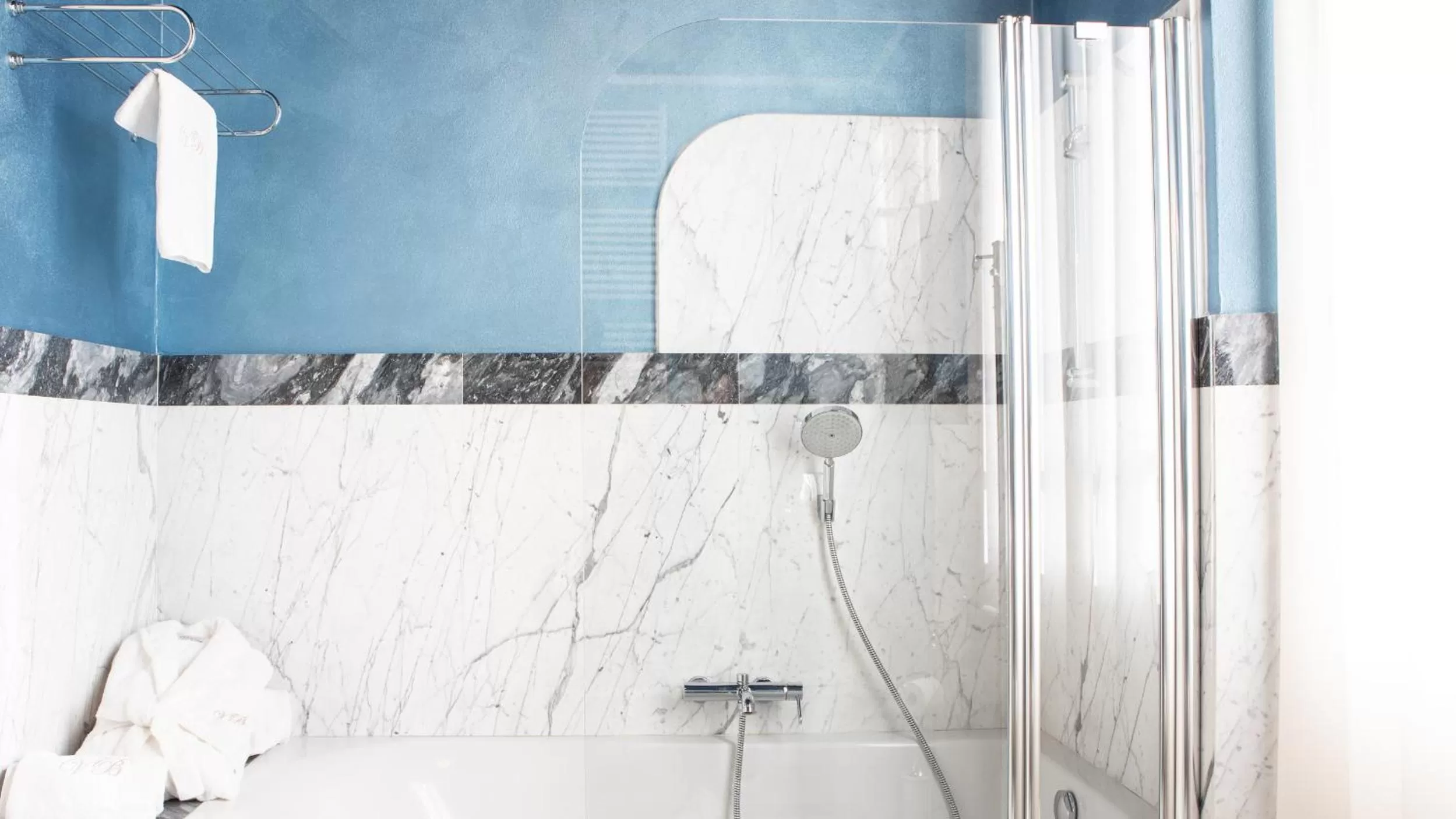 Shower in Villa Belverde Boutique Hotel