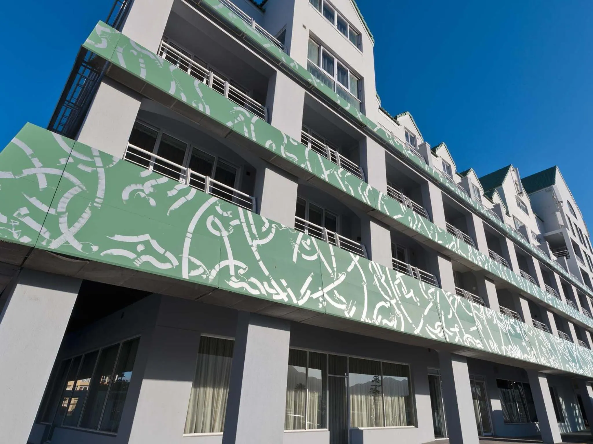 Facade/entrance in Krystal Beach Hotel