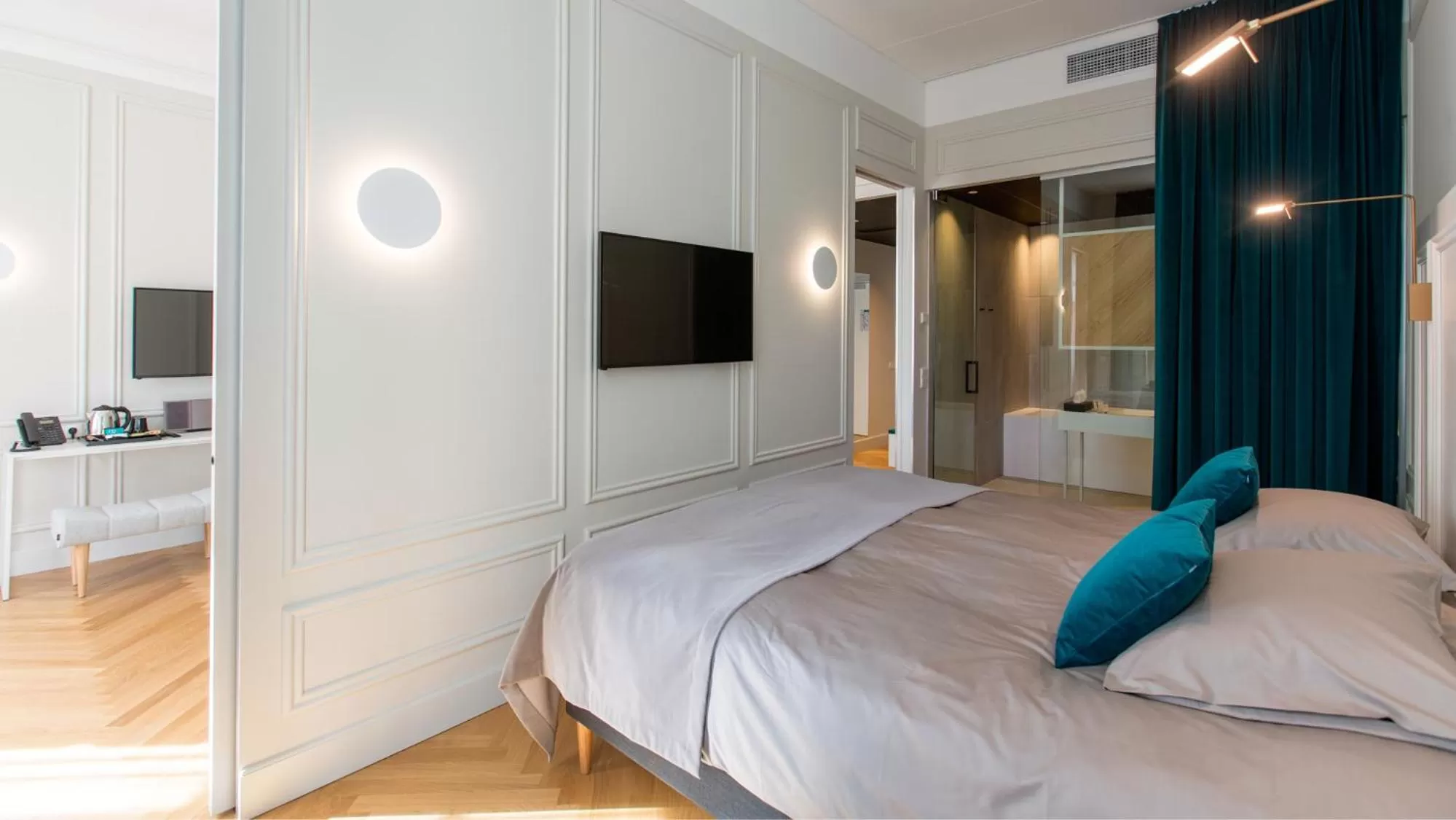 Bedroom, Bed in Park Hotel Viljandi