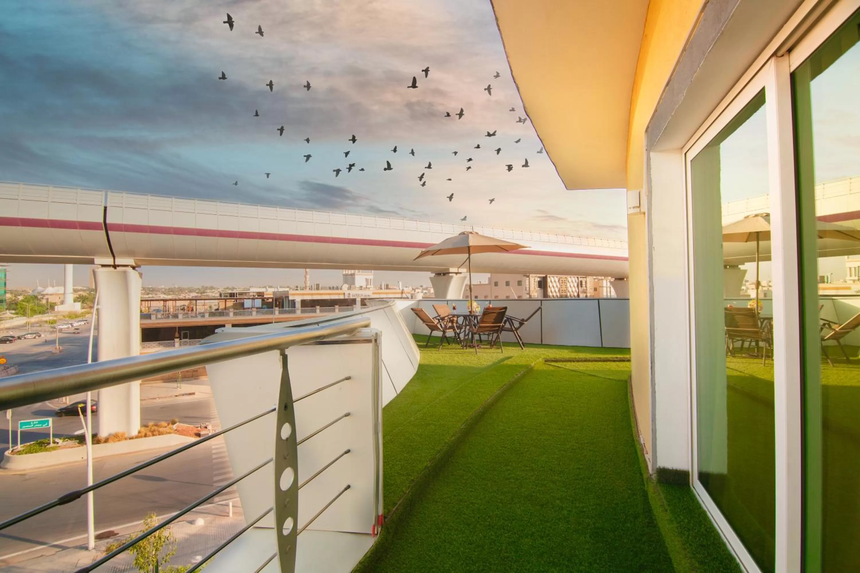 Balcony/Terrace in Golden Ship Hotel