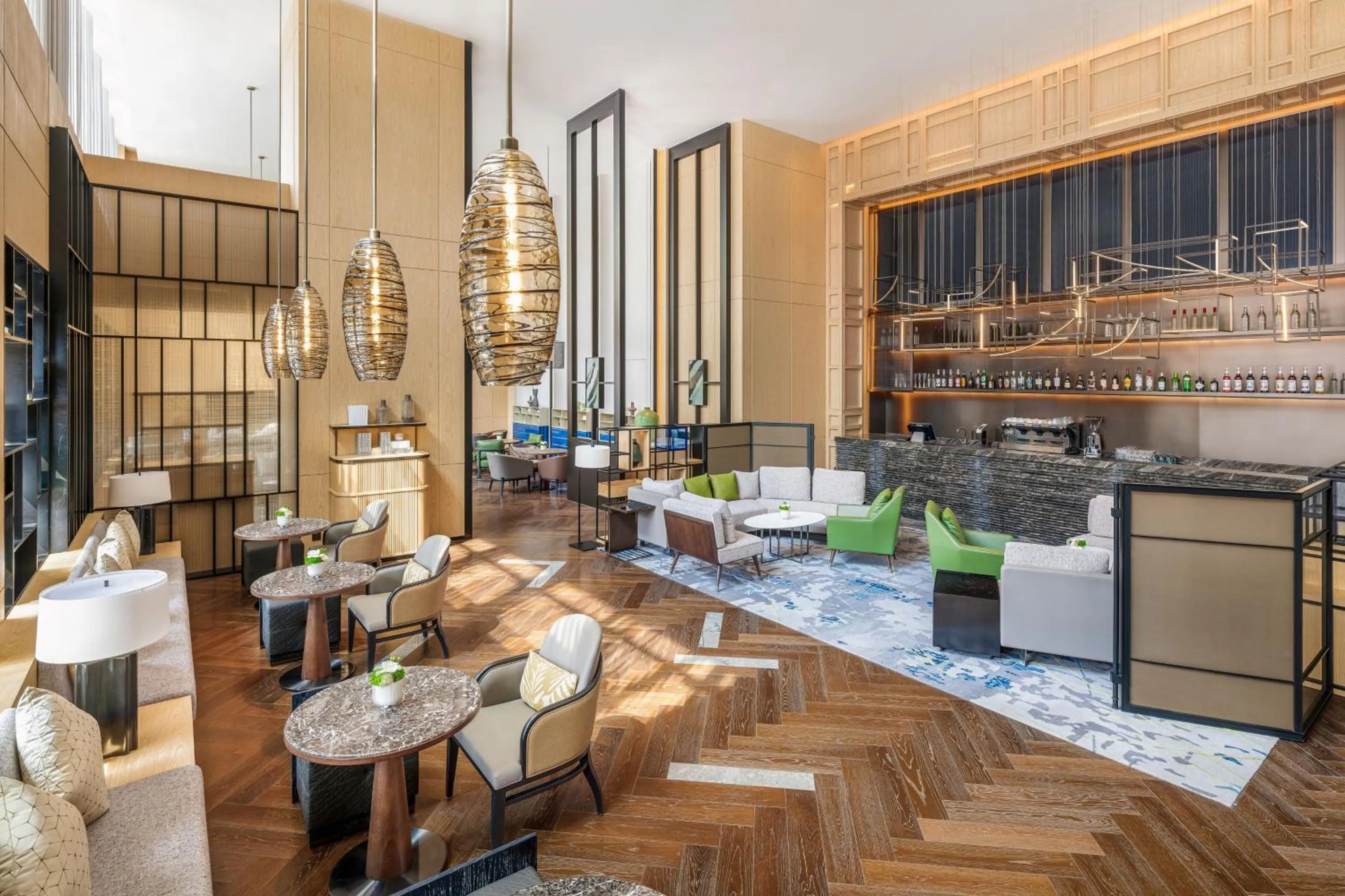 Lounge or bar in The Westin Wuhan Hanyang