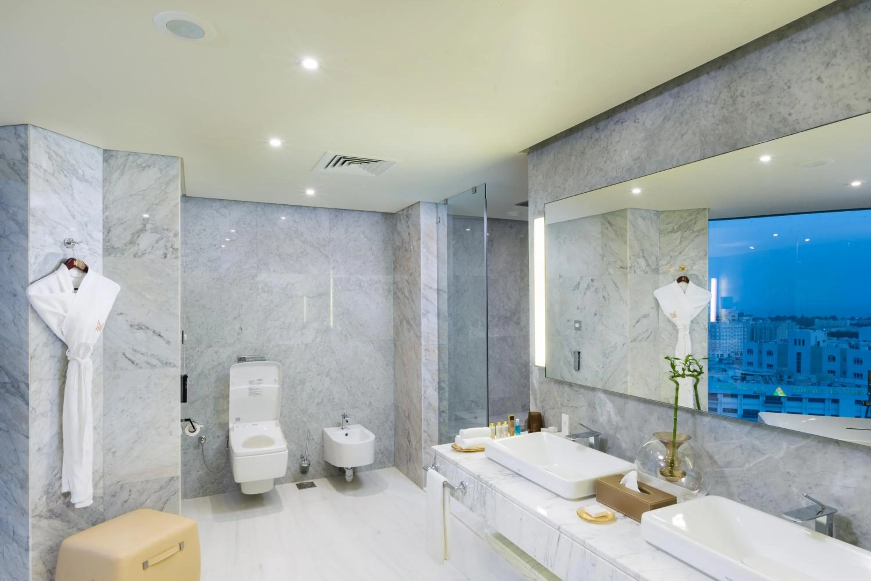 Toilet in Grand Millennium Muscat