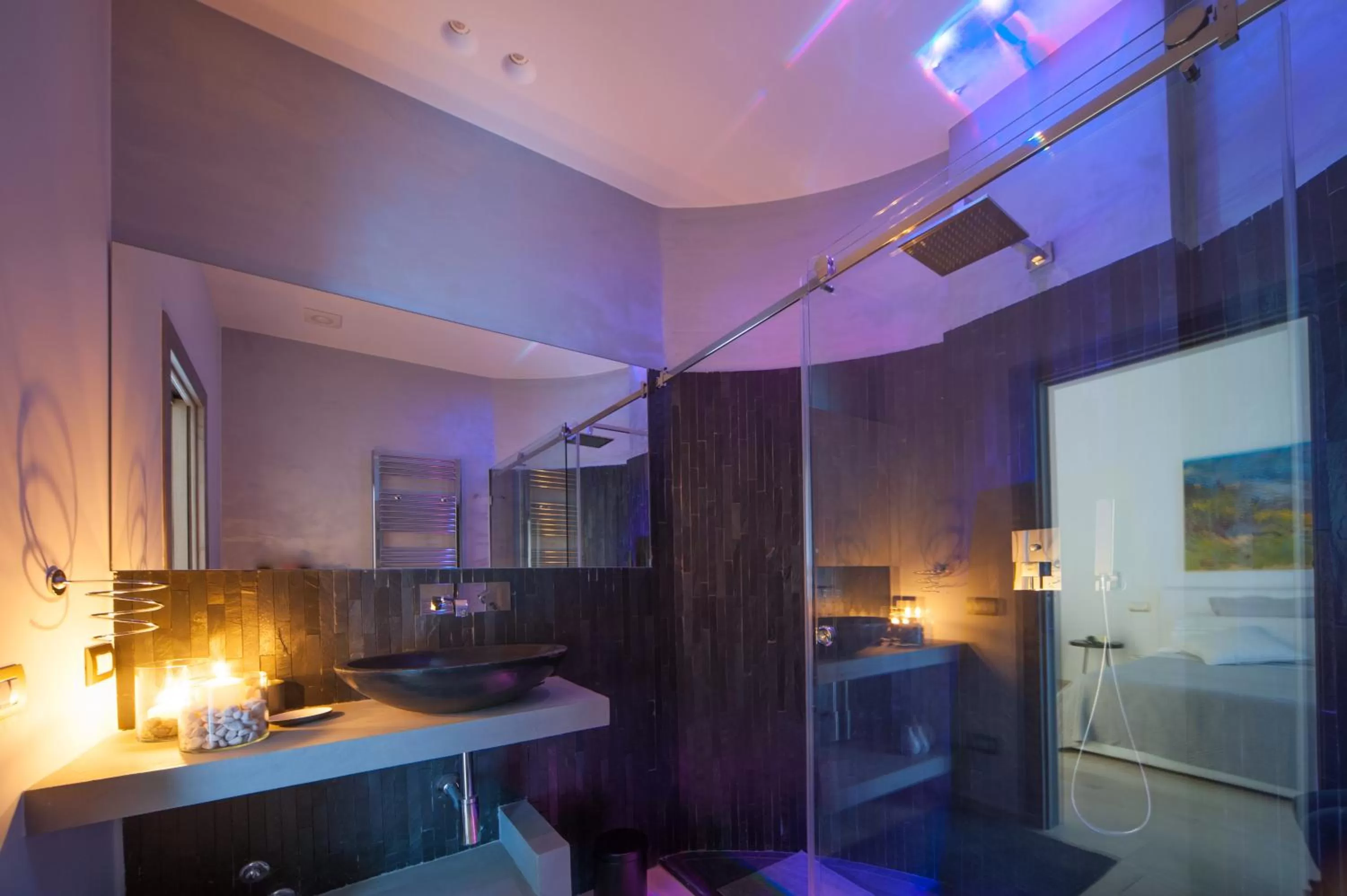 Bathroom, Bed in Tabula Maris B&B