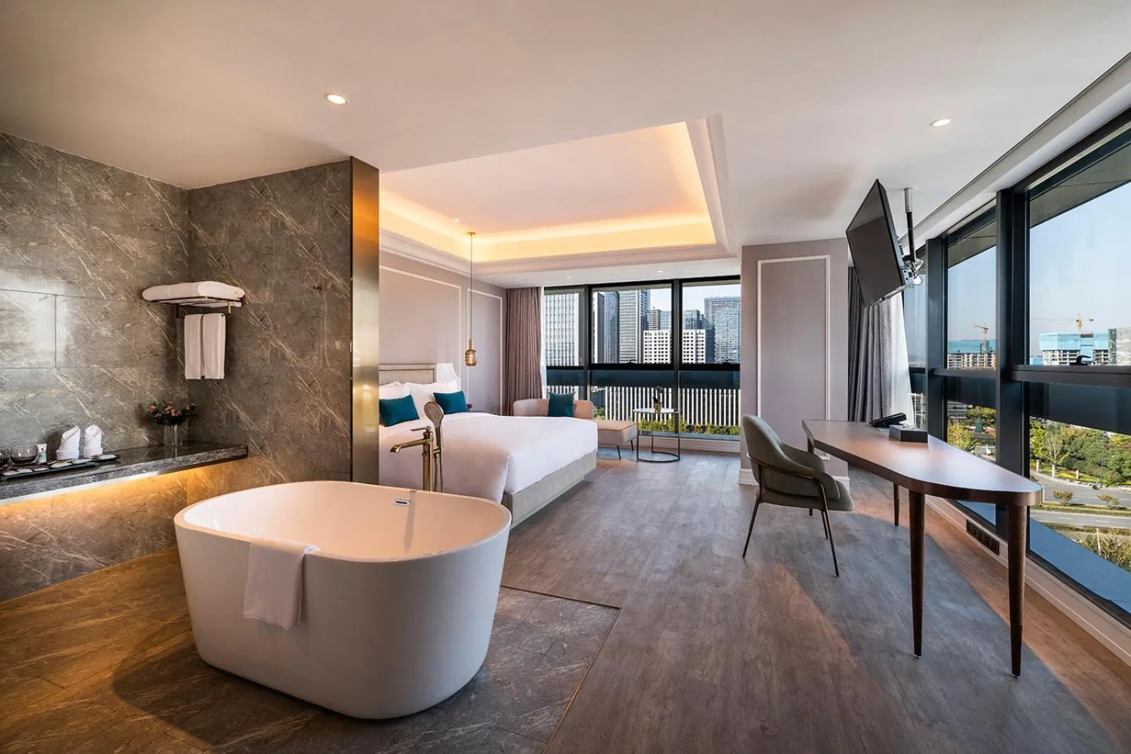 Photo of the whole room in Mercure Hangzhou Xixi Wetland