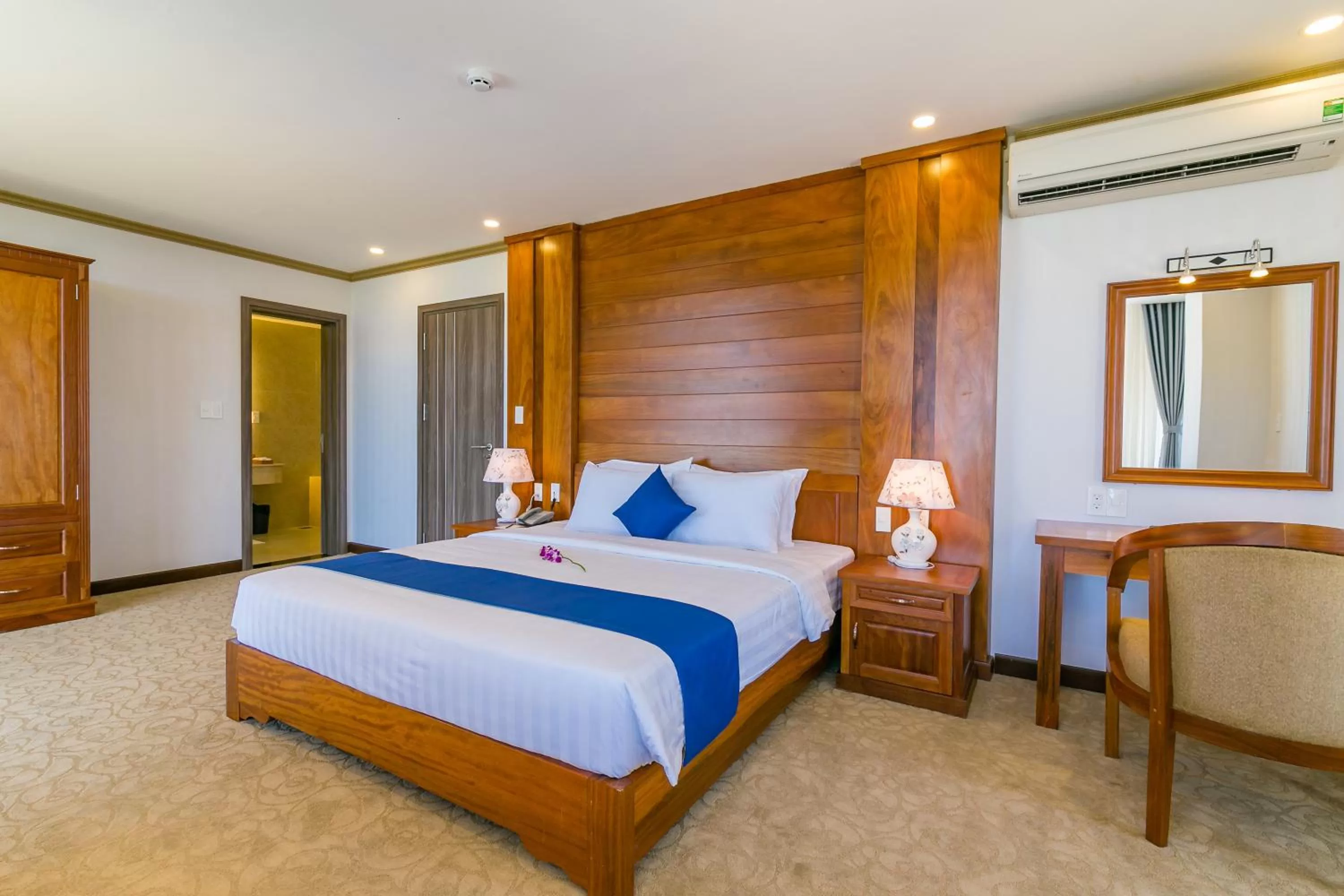 Bed in Navy Hotel Cam Ranh