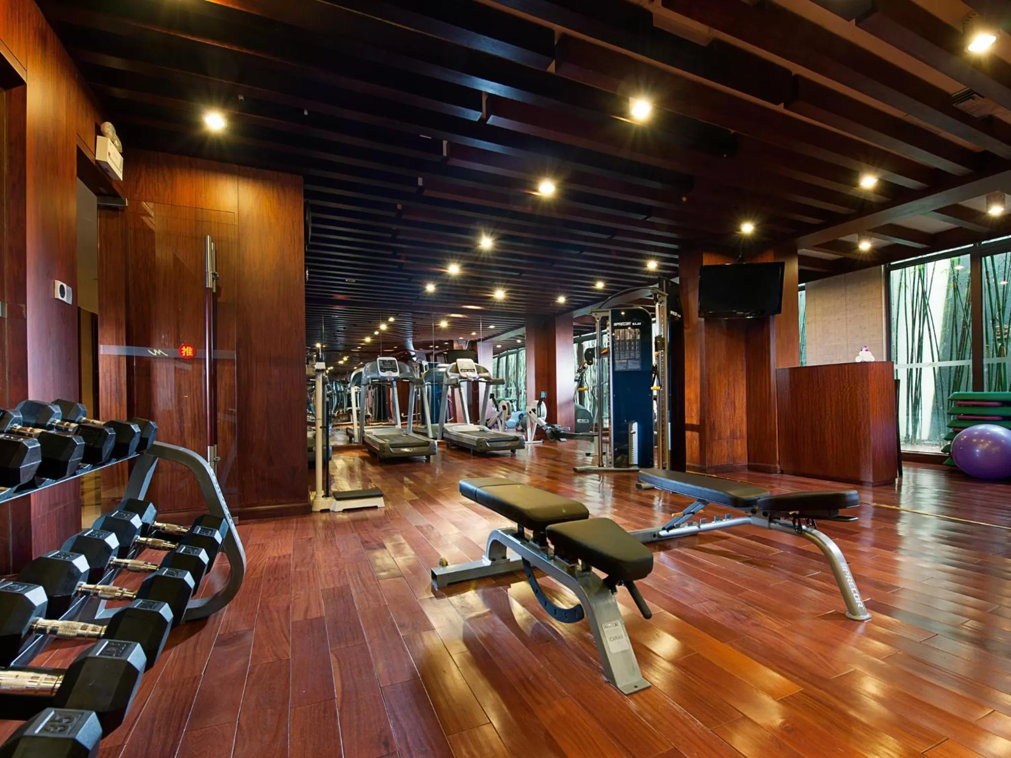 Fitness centre/facilities in Grand Metropark Villa Resort Sanya Yalong Bay