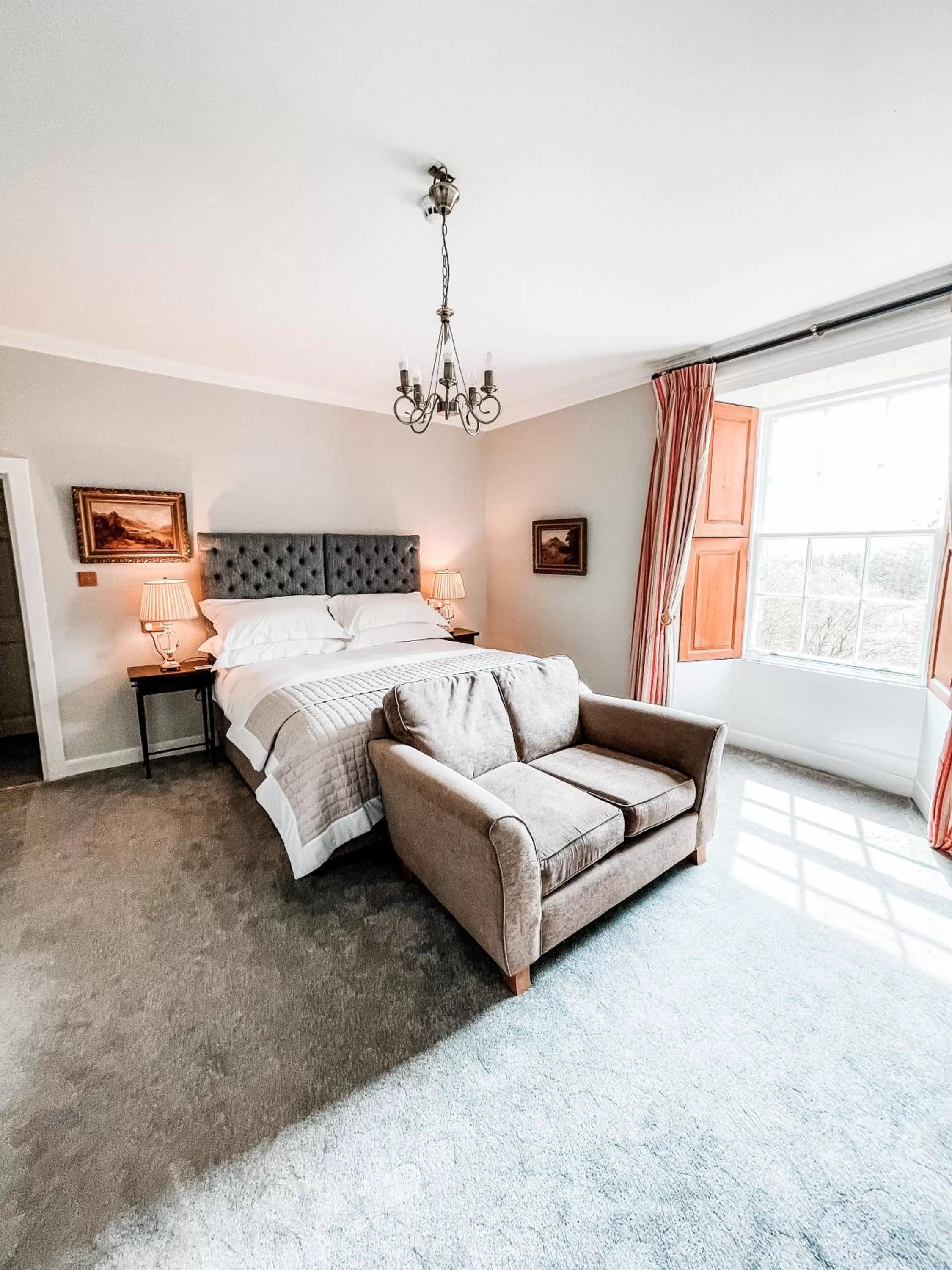 Bedroom, Bed in Forss House