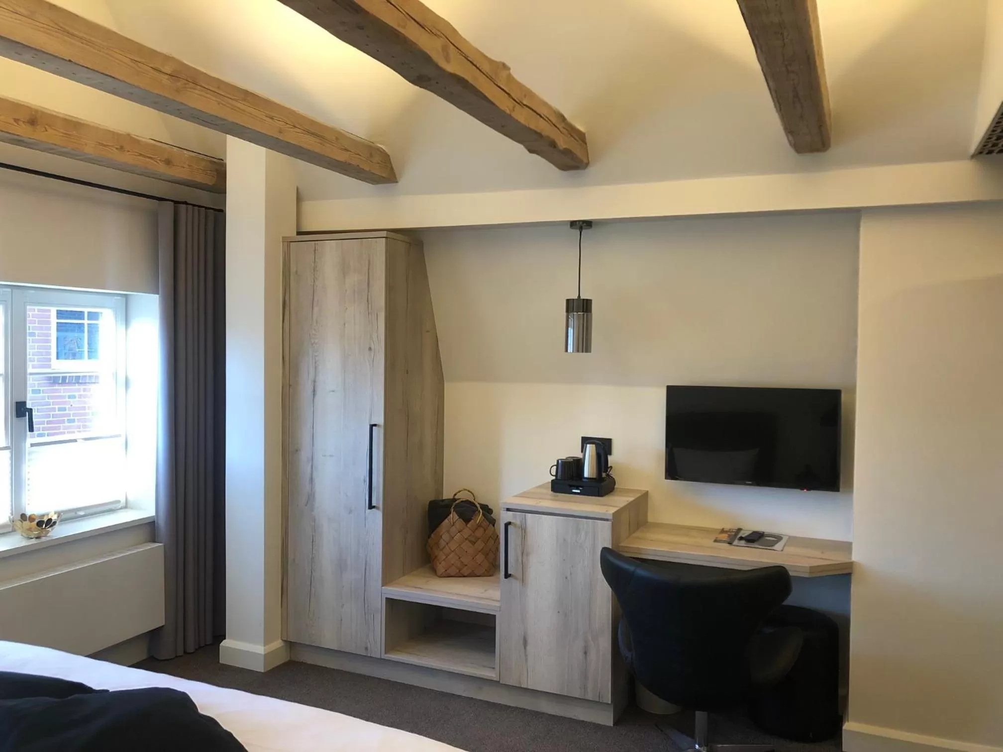 Bed in Hotel Insel Pension