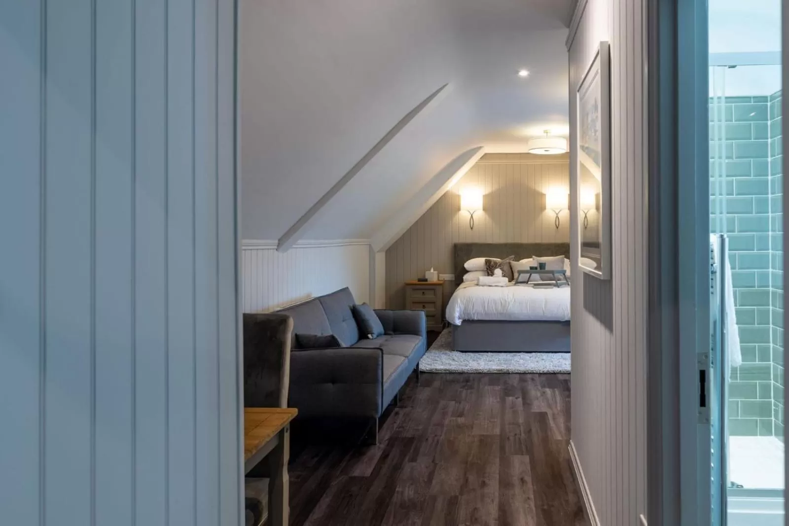 Bed in The Three Crowns B&B