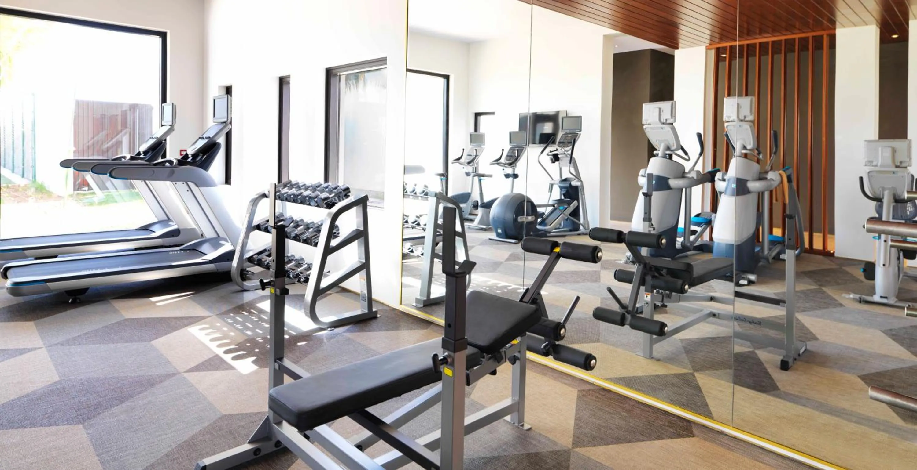 Fitness centre/facilities in Al Baleed Resort Salalah by Anantara