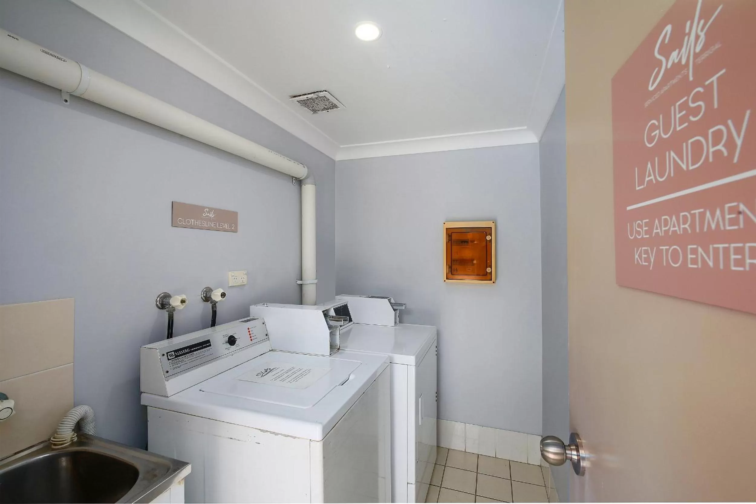 laundry in Terrigal Sails Serviced Apartments