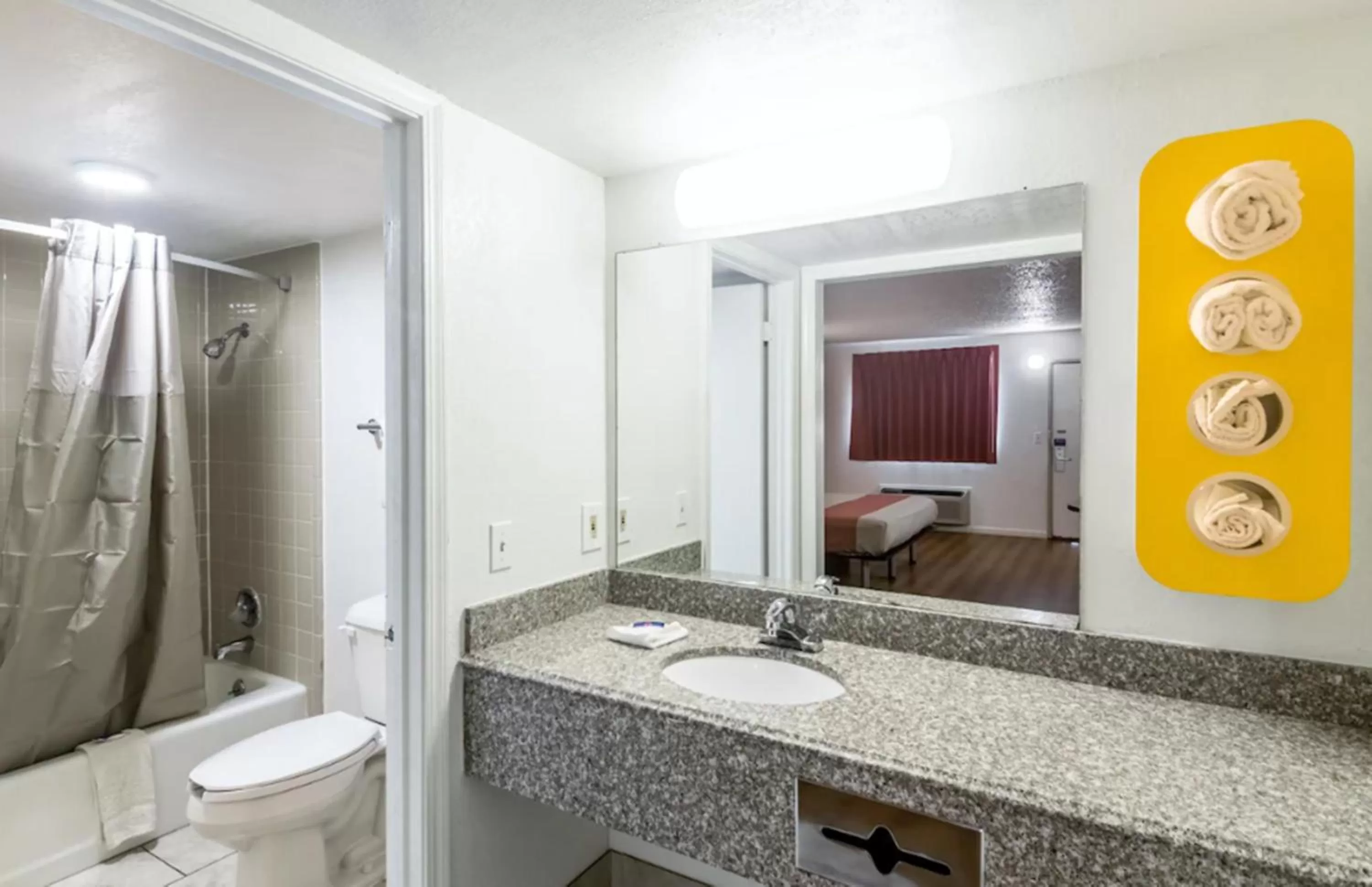 Bathroom in Motel 6-Clinton, OK