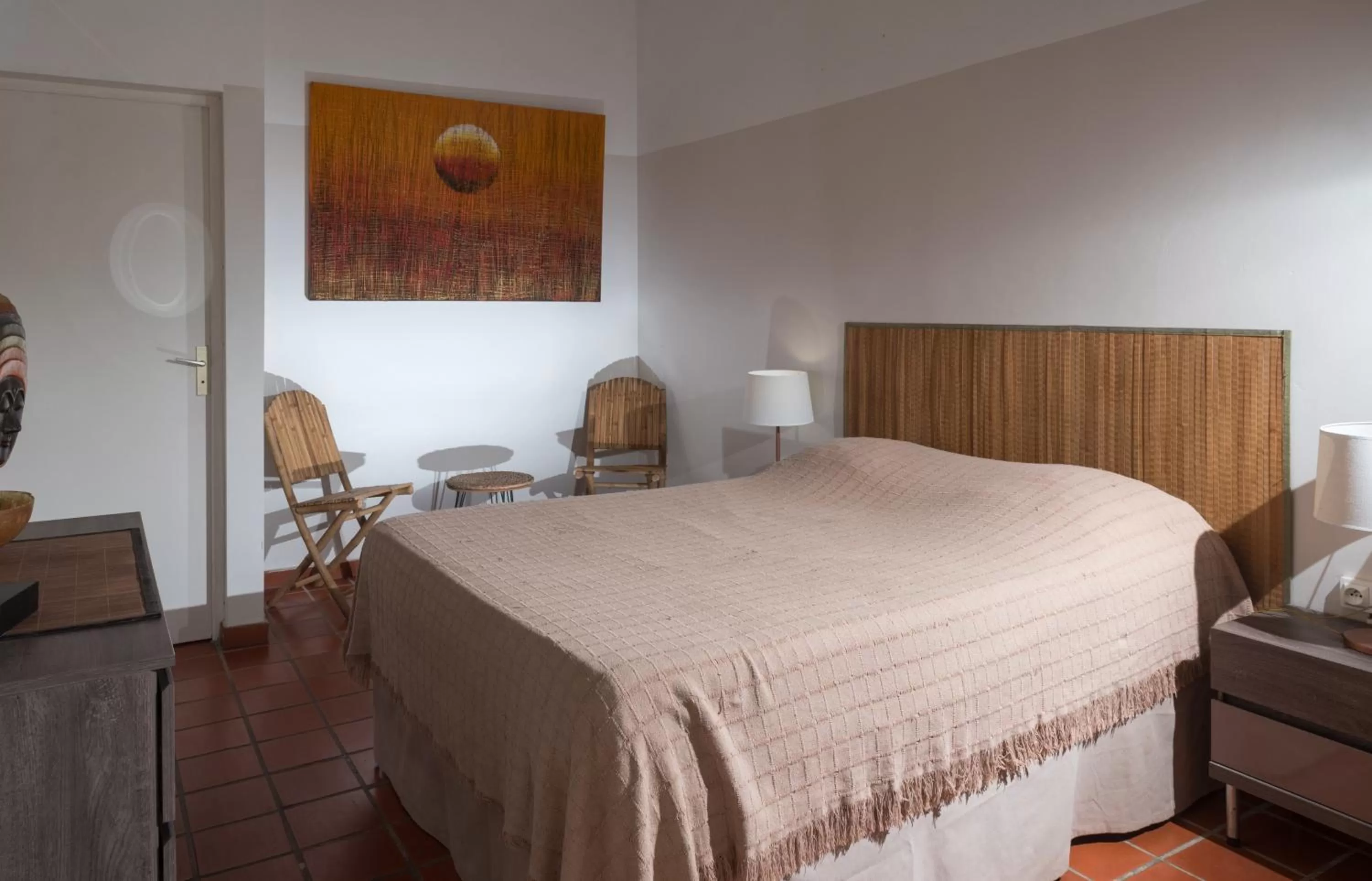 Photo of the whole room, Bed in Hôtel Les Bananiers